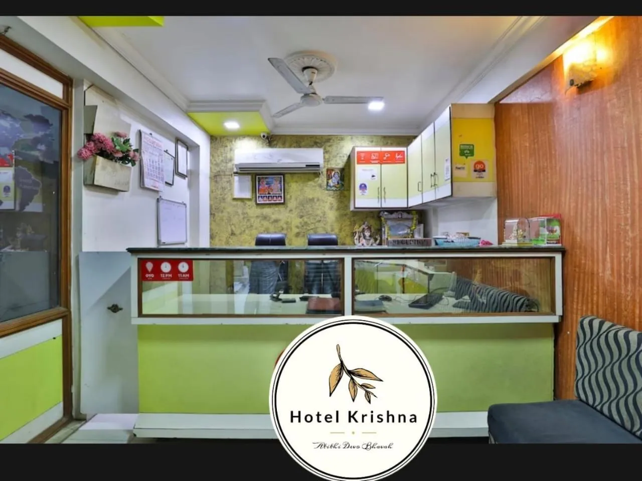 Lobby or reception in HOTEL KRISHNA