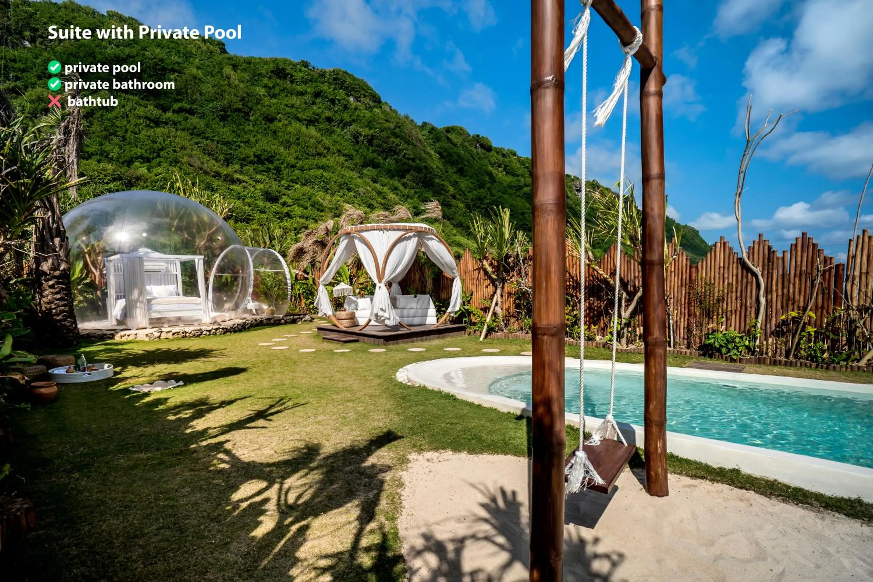 Area and facilities in Bubble Hotel Nyang Nyang - Adults only - New Year's Offer