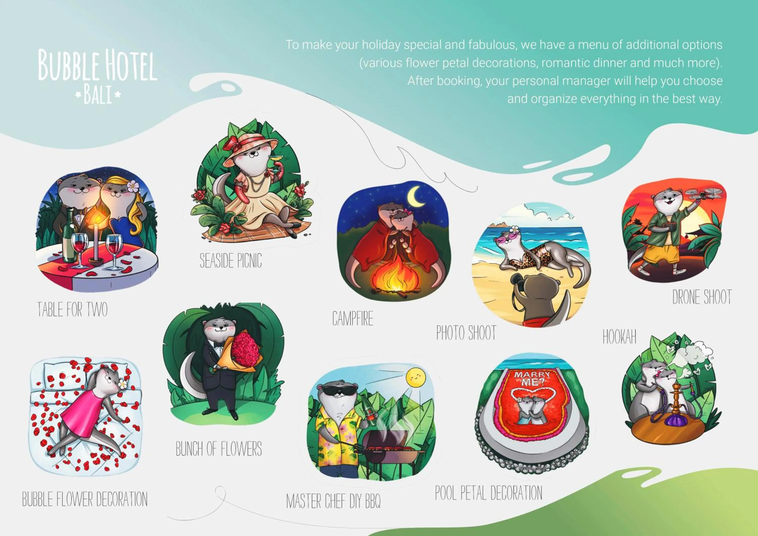 Activities in Bubble Hotel Nyang Nyang - Adults only - New Year's Offer