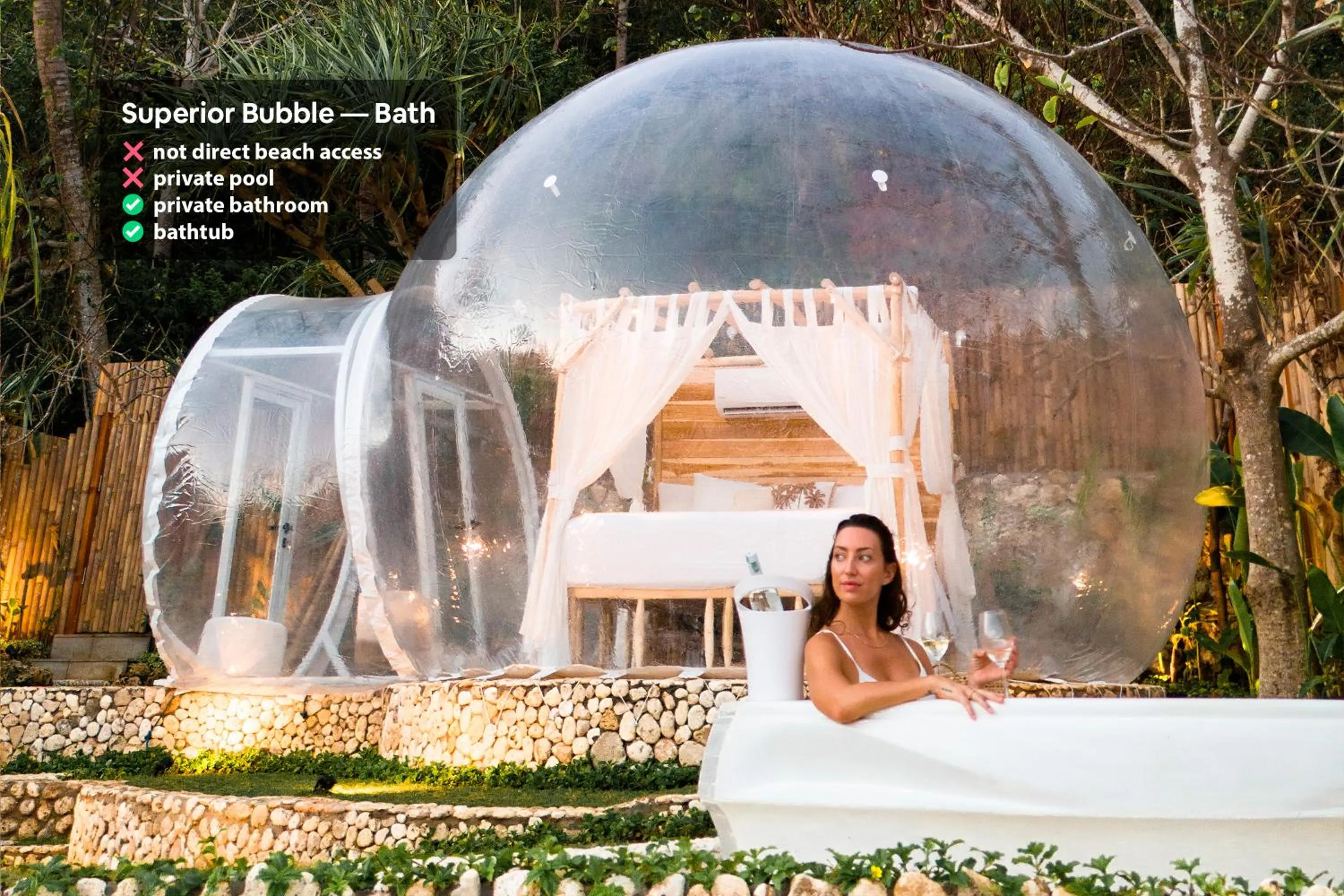 Bath in Bubble Hotel Nyang Nyang - Adults only - New Year's Offer