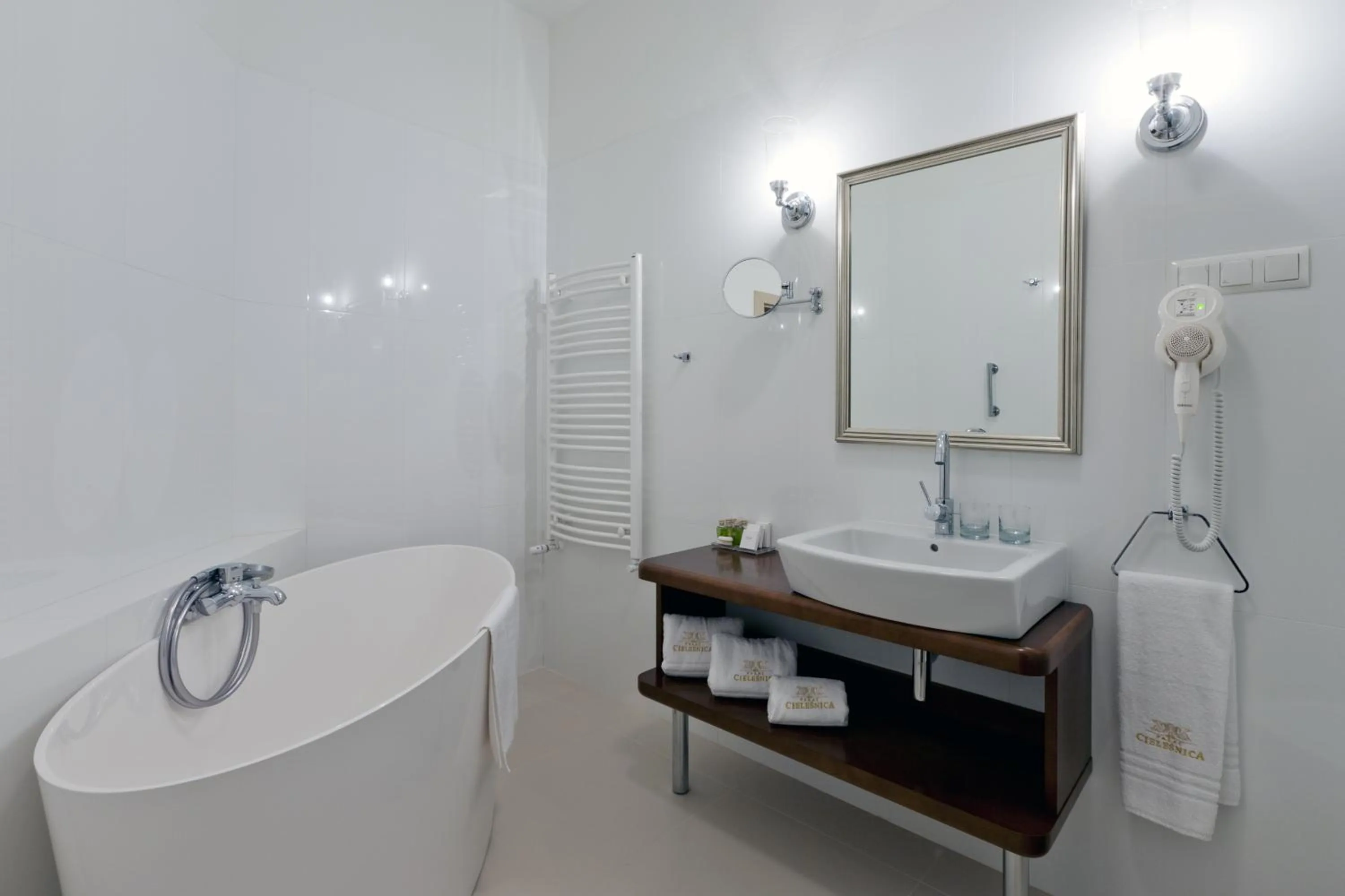 Bathroom in Pałac Cieleśnica