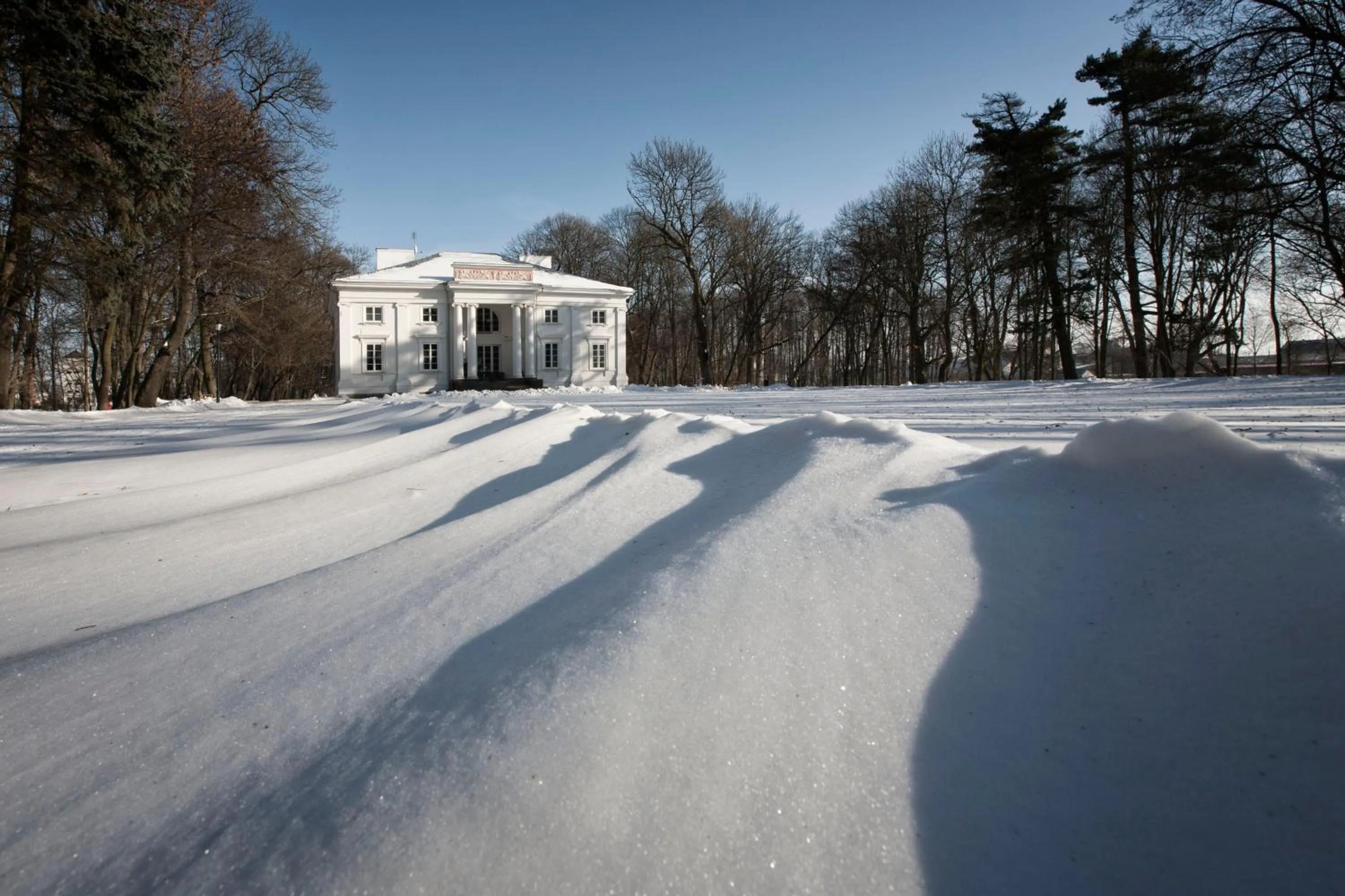 Facade/entrance in Pałac Cieleśnica