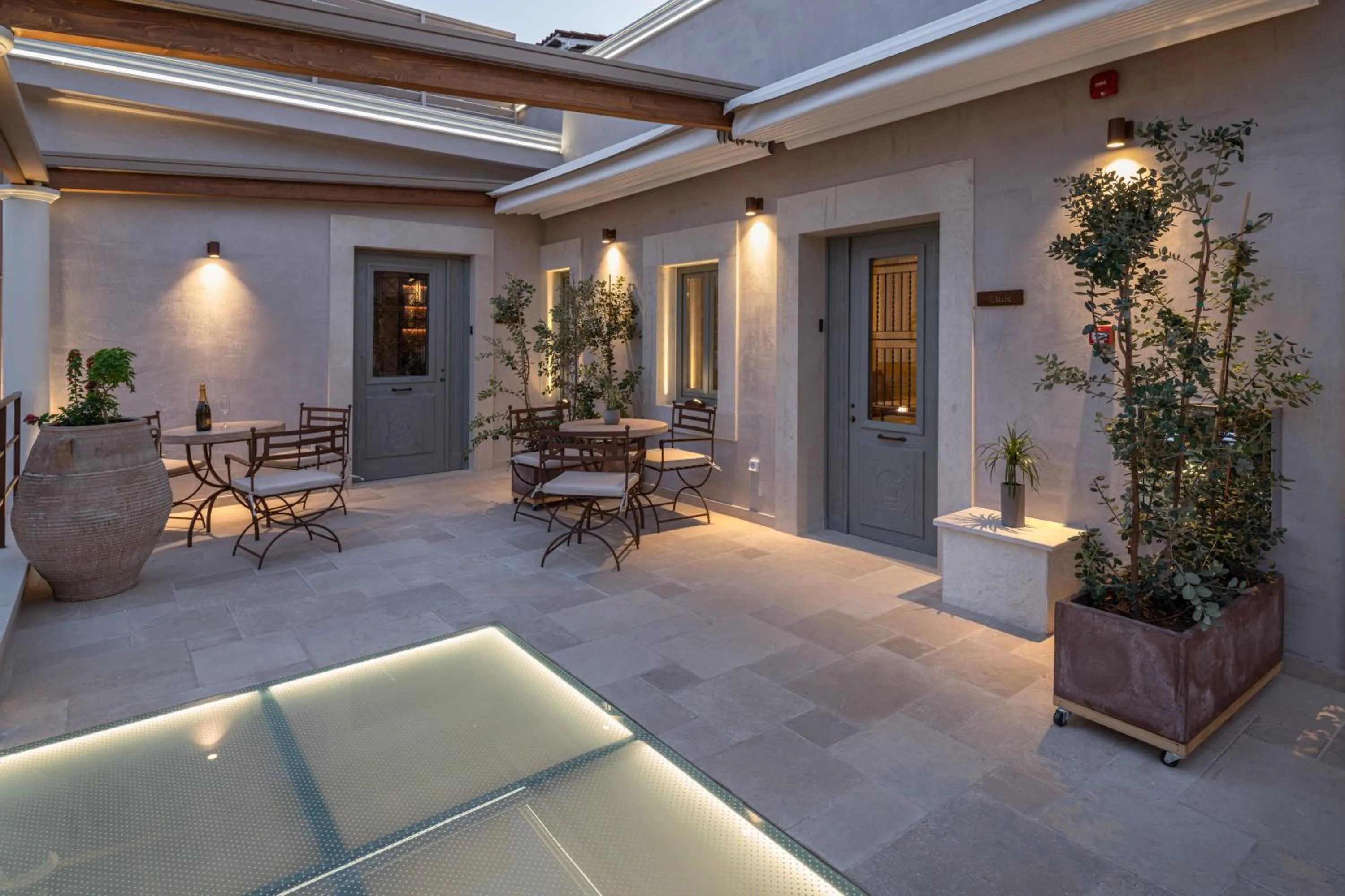 Patio in Inotropes Boutique Suites - Adults Only