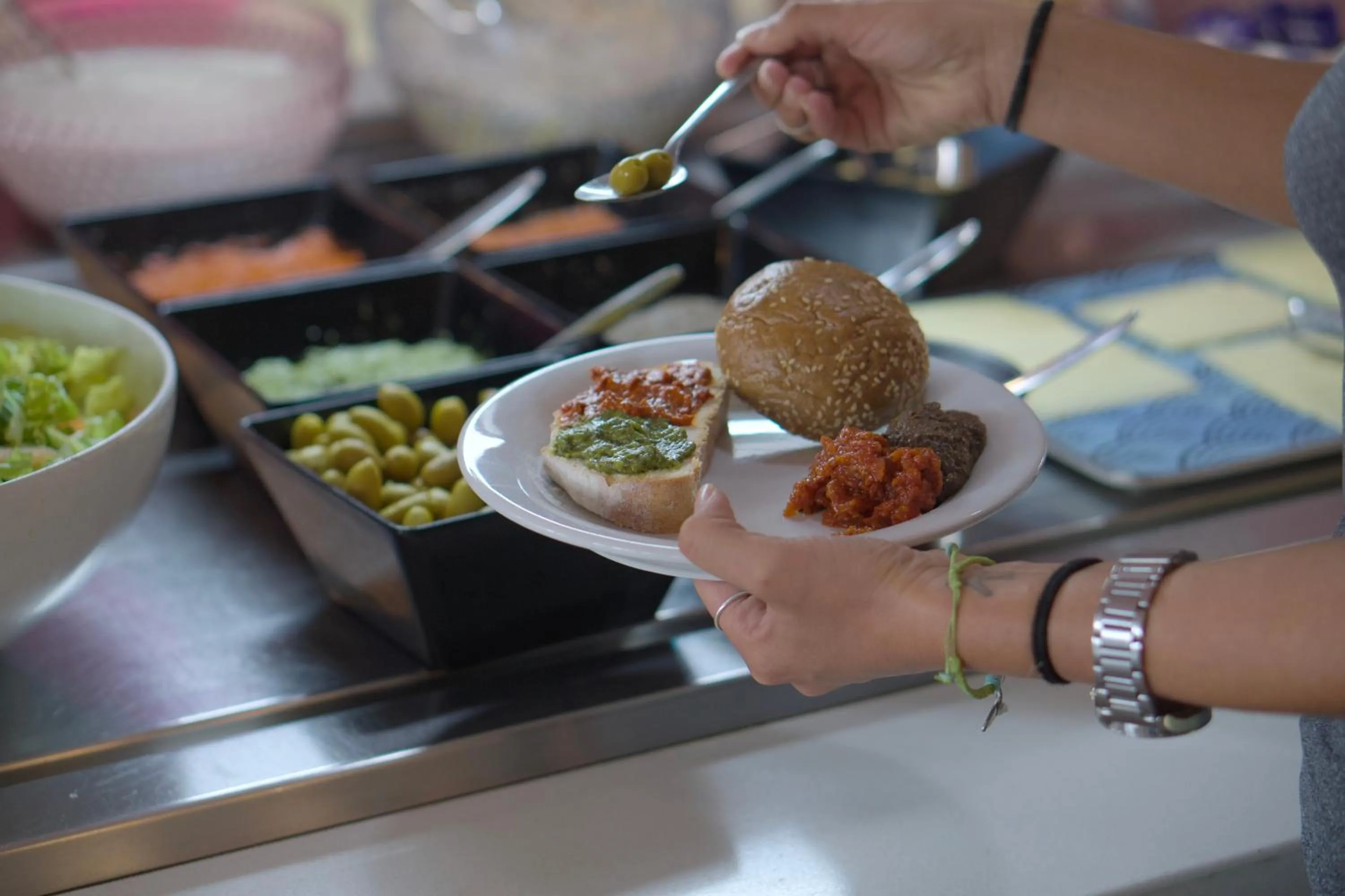 Buffet breakfast in Abraham Eilat
