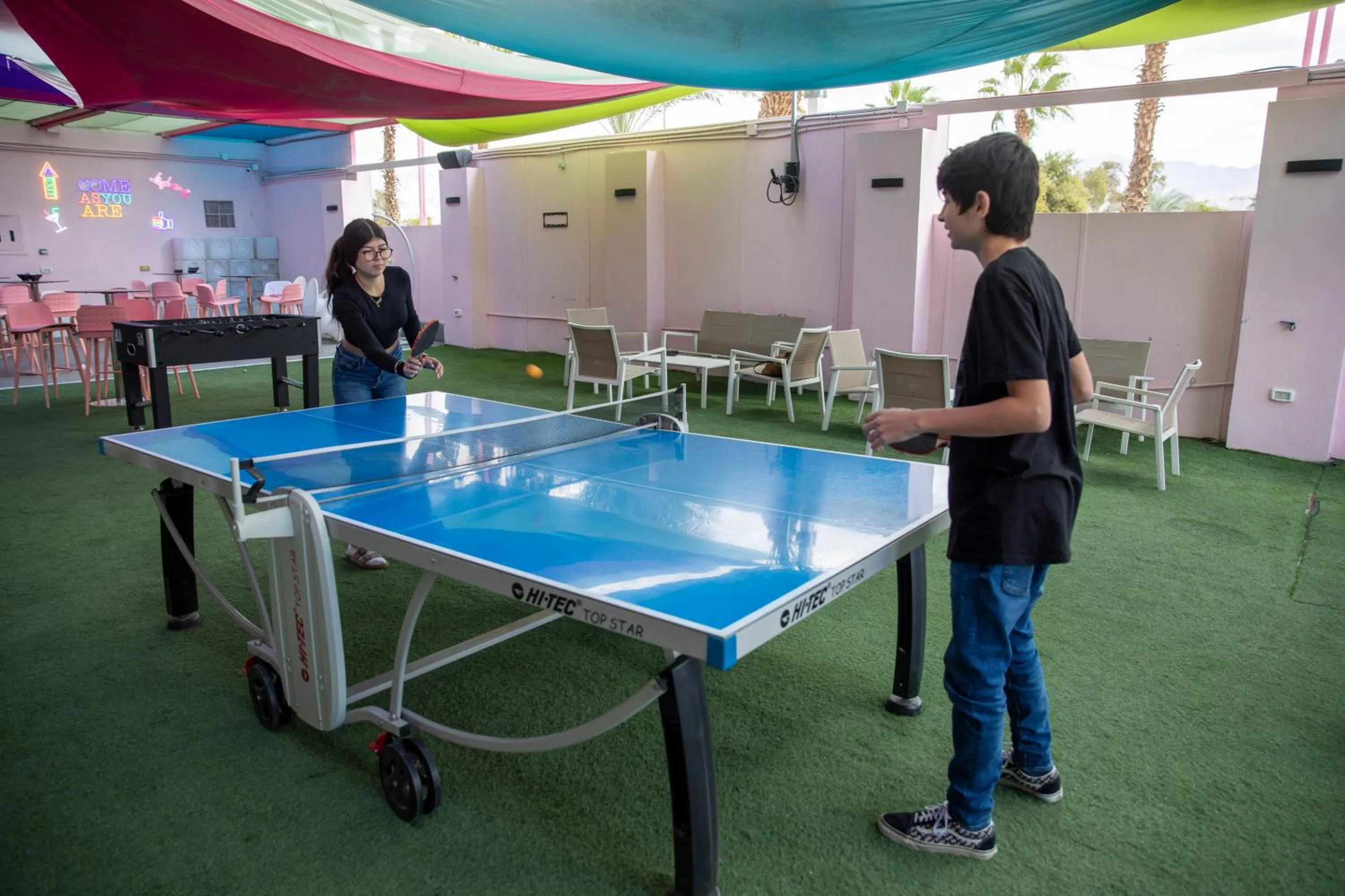 Table tennis in Abraham Eilat