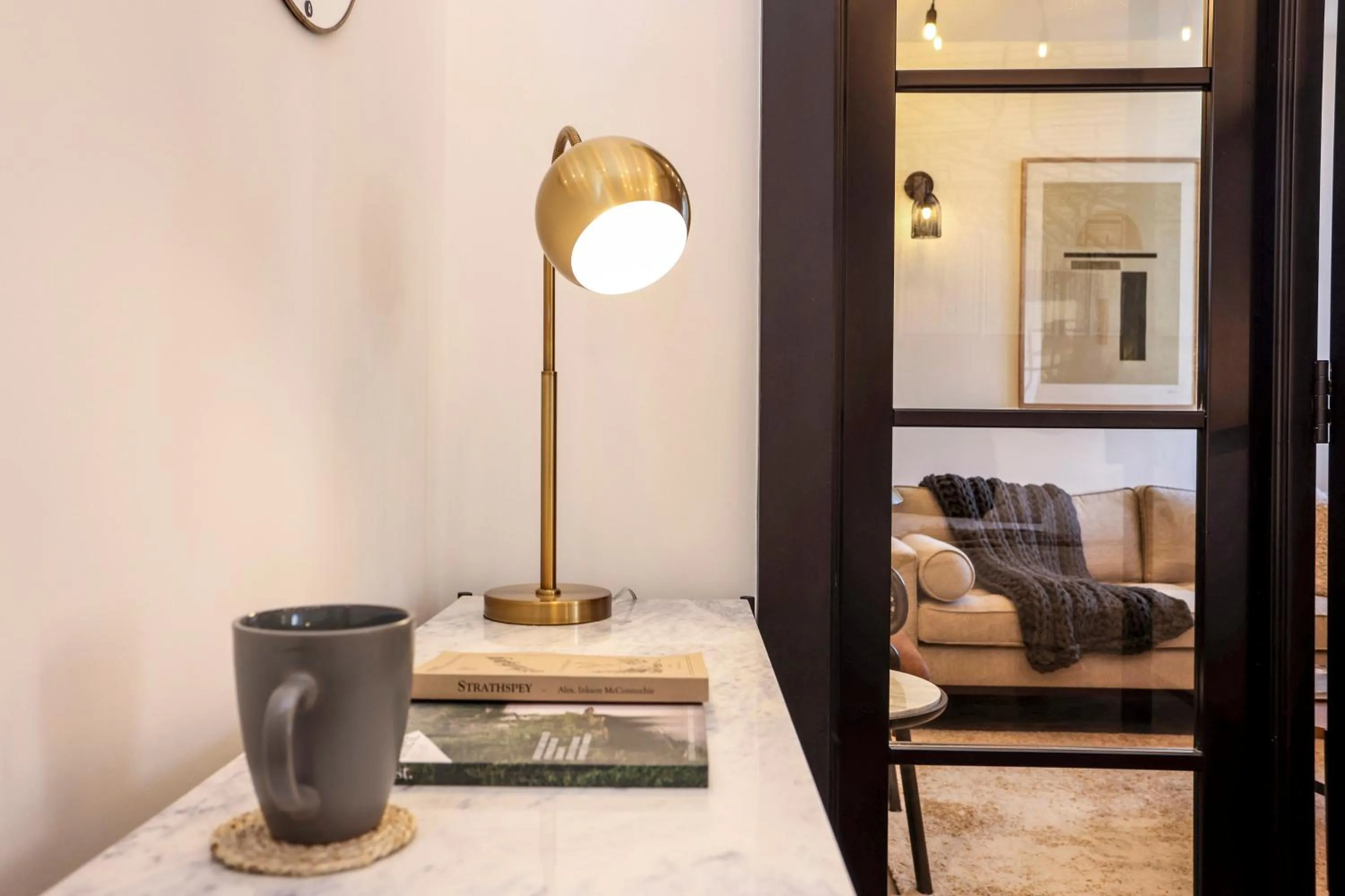 Seating area in The Brewers Rooms Contemporary Aparthotel