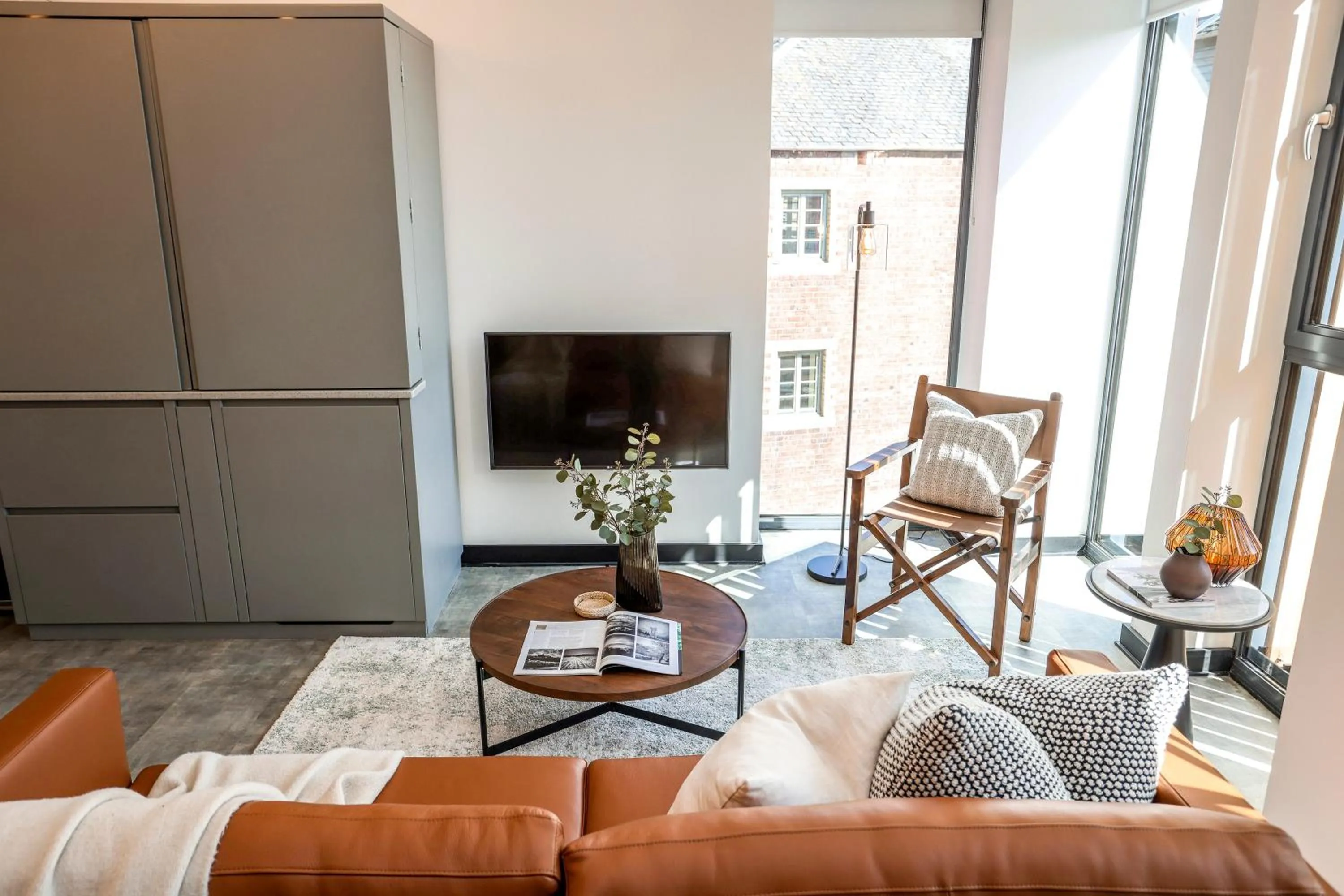 Living room in The Brewers Rooms Contemporary Aparthotel