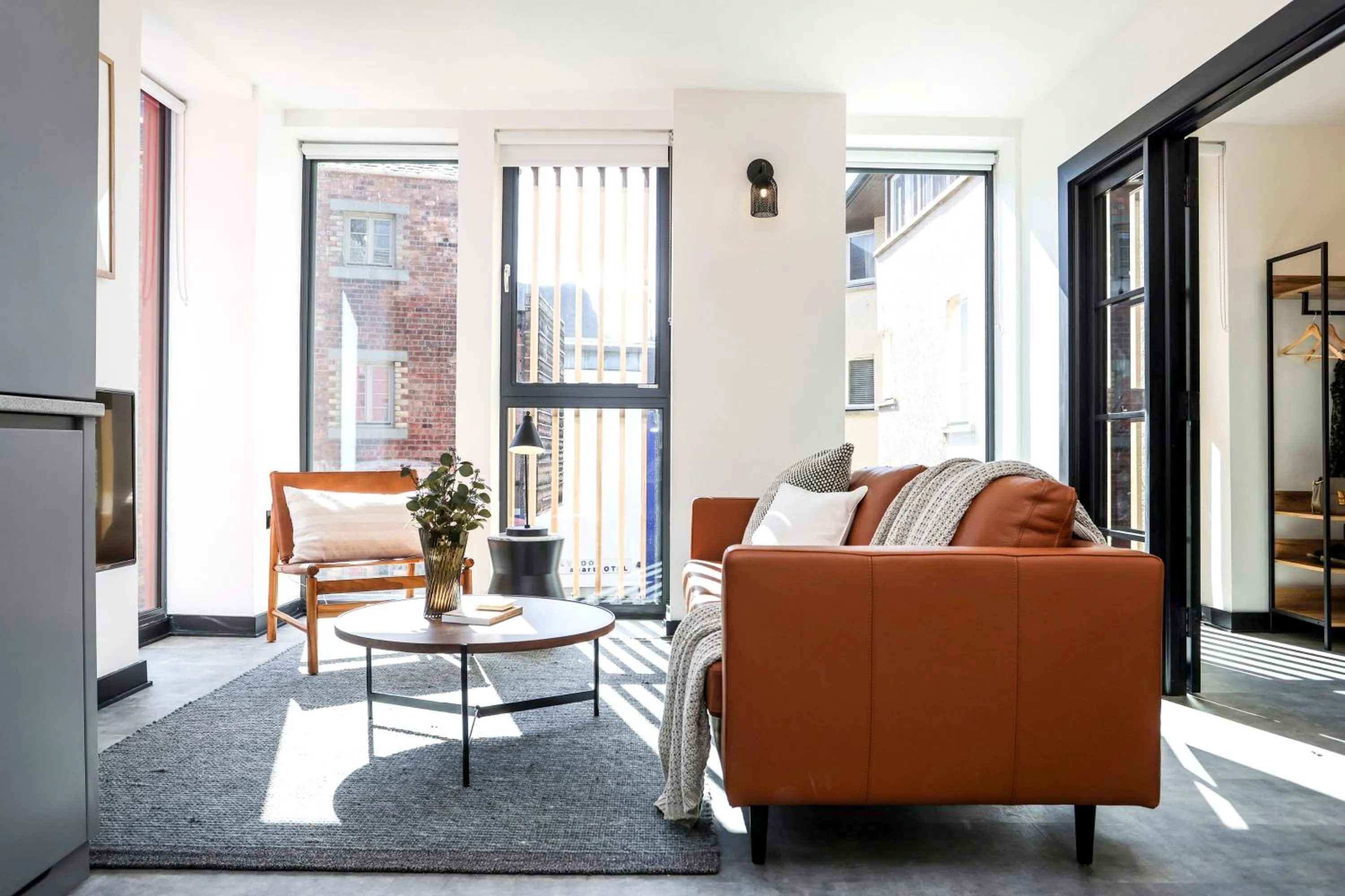 Living room in The Brewers Rooms Contemporary Aparthotel