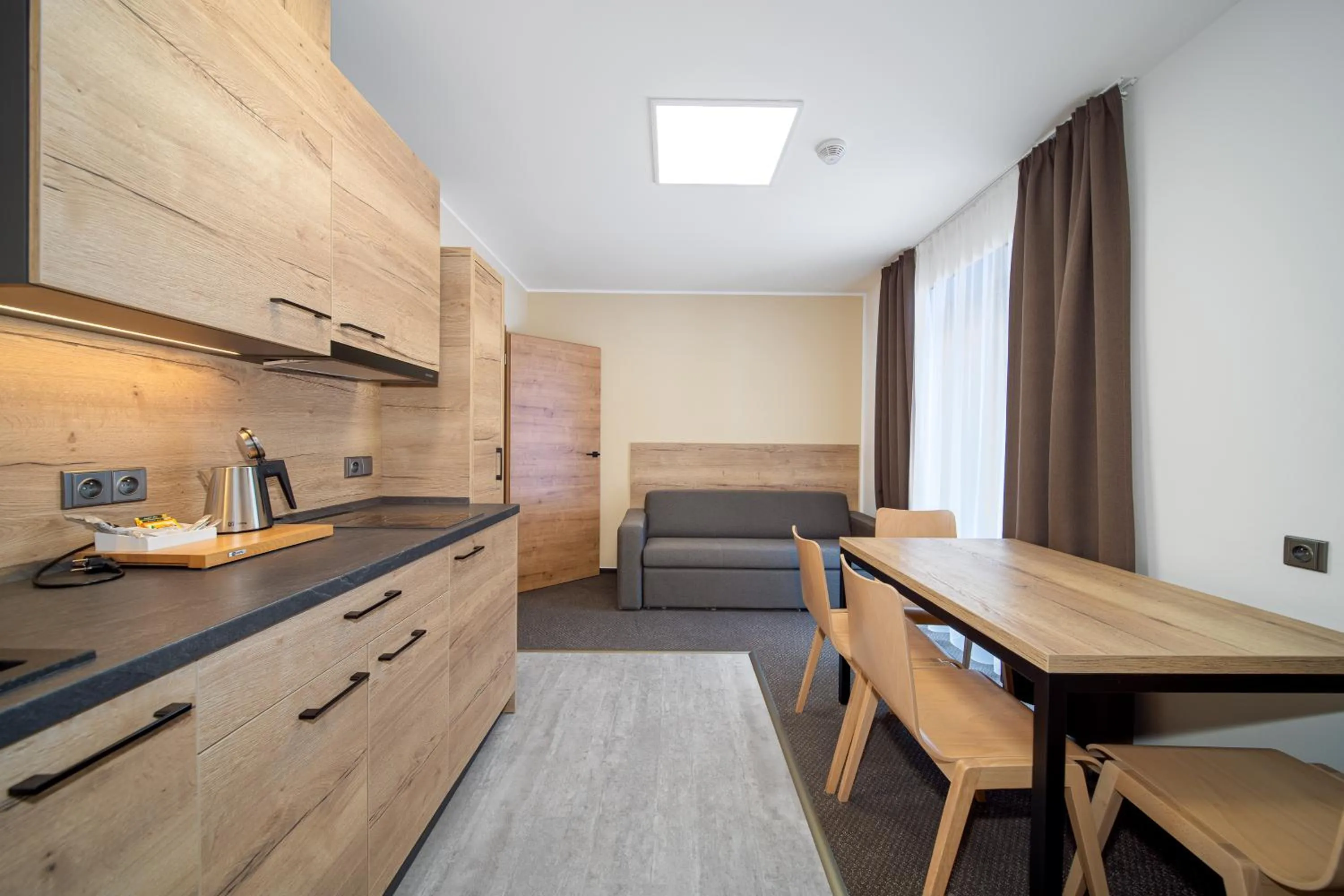 Kitchen or kitchenette in Hotel Zelený potok