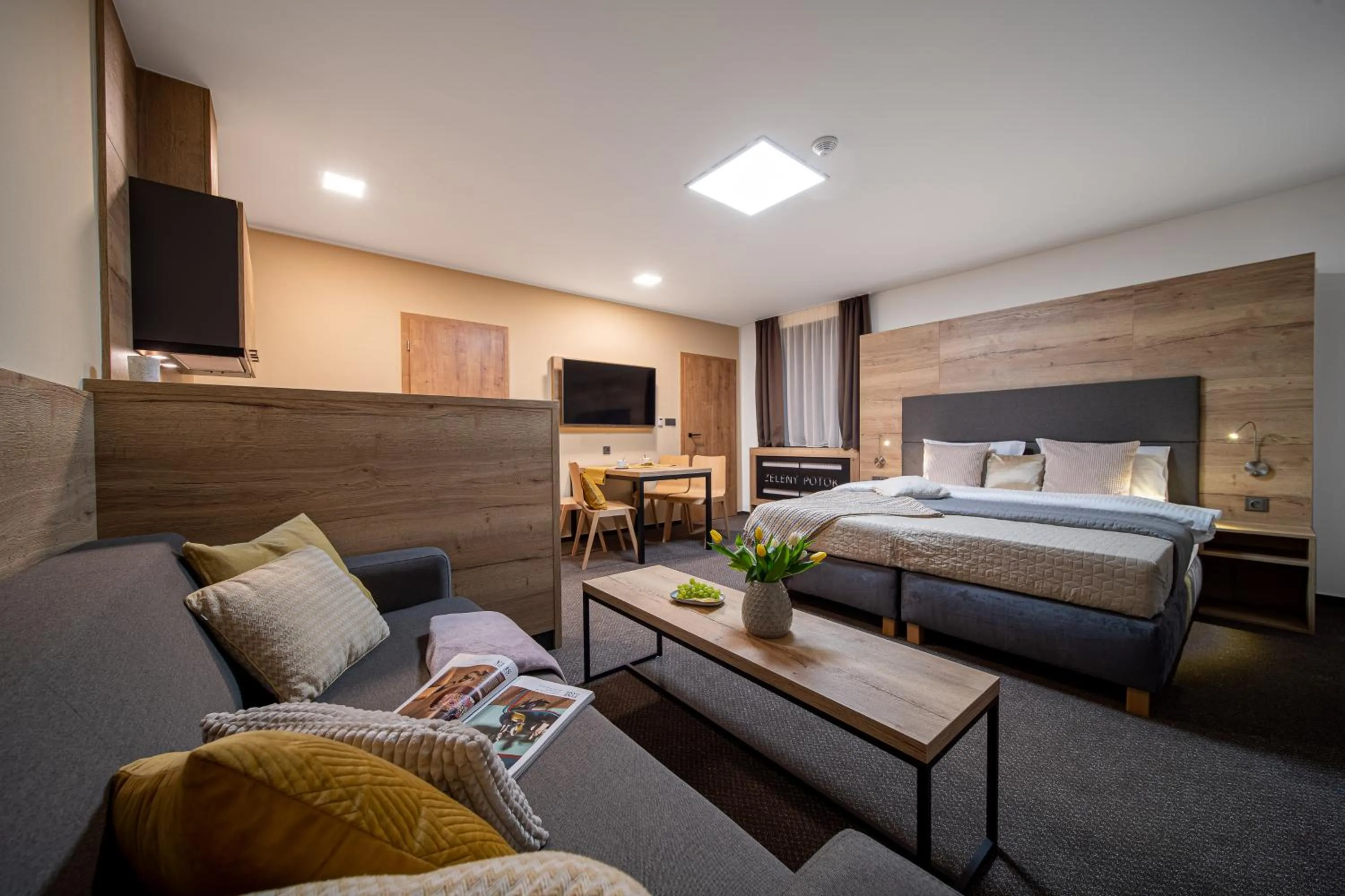 Bed in Hotel Zelený potok