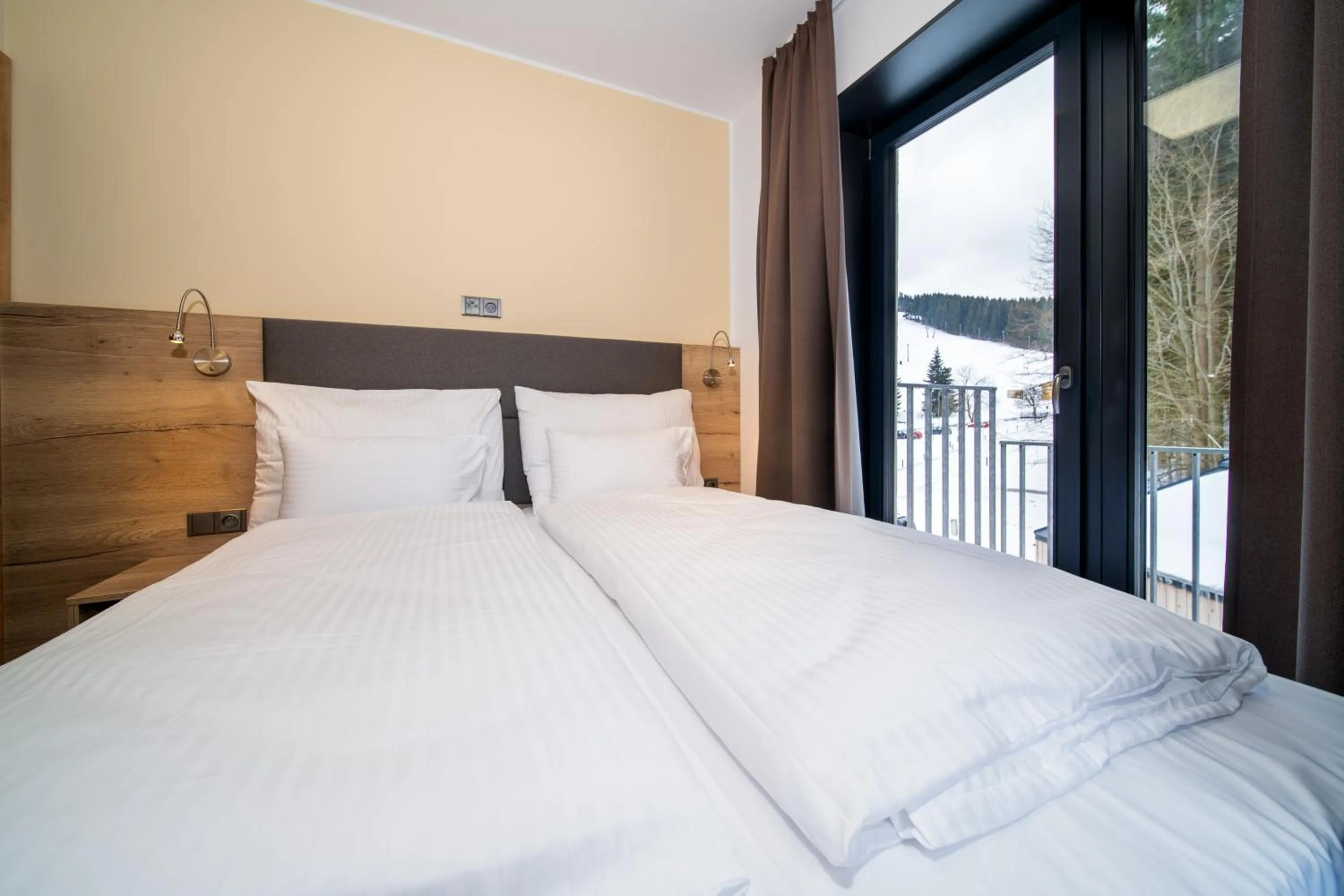 Bed in Hotel Zelený potok