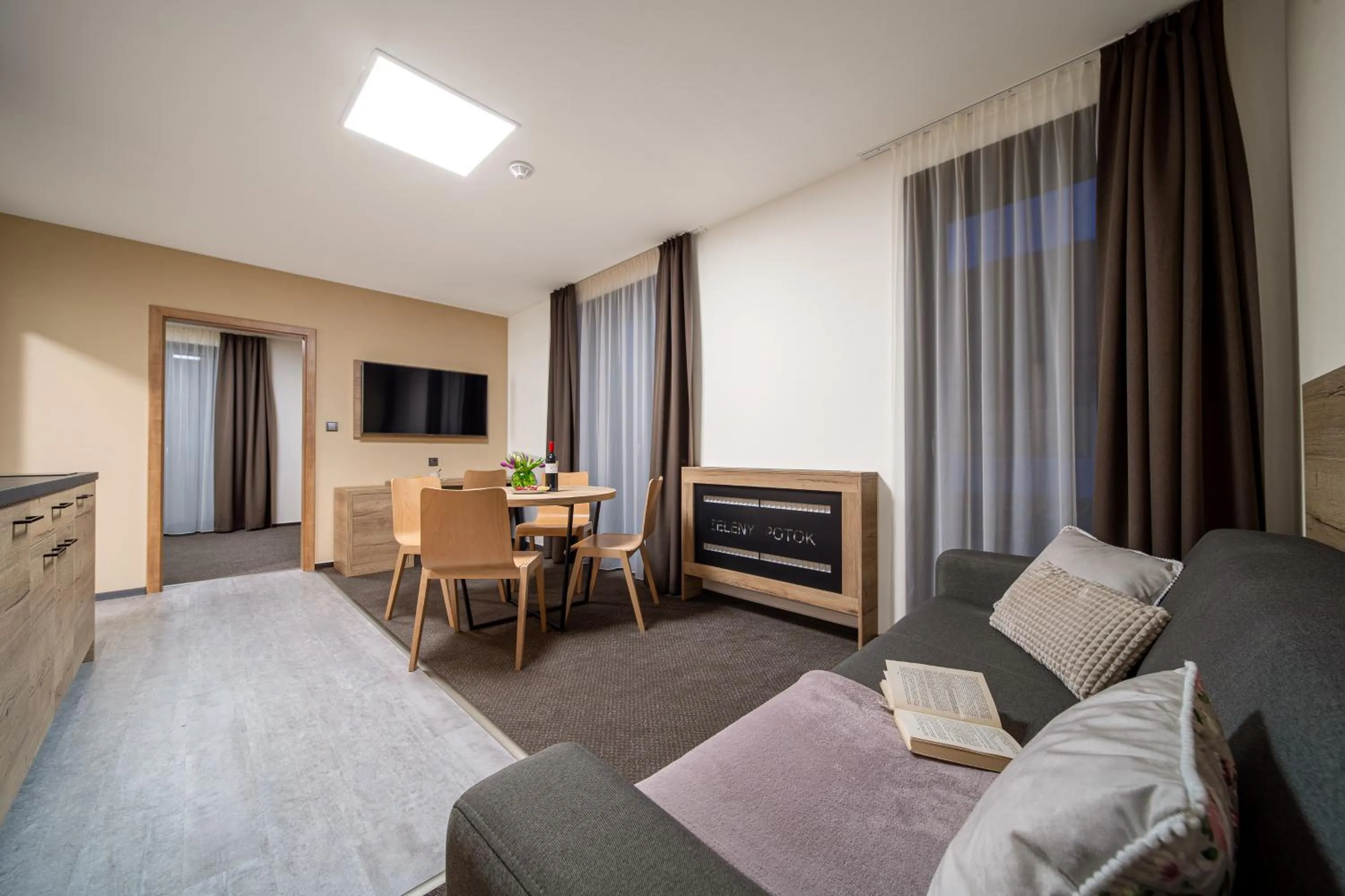 Bed in Hotel Zelený potok