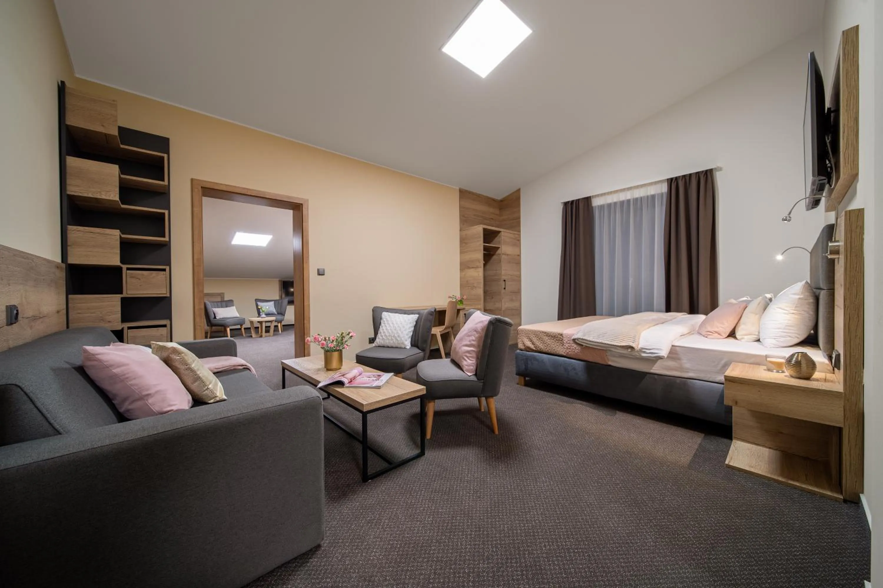 Bed in Hotel Zelený potok