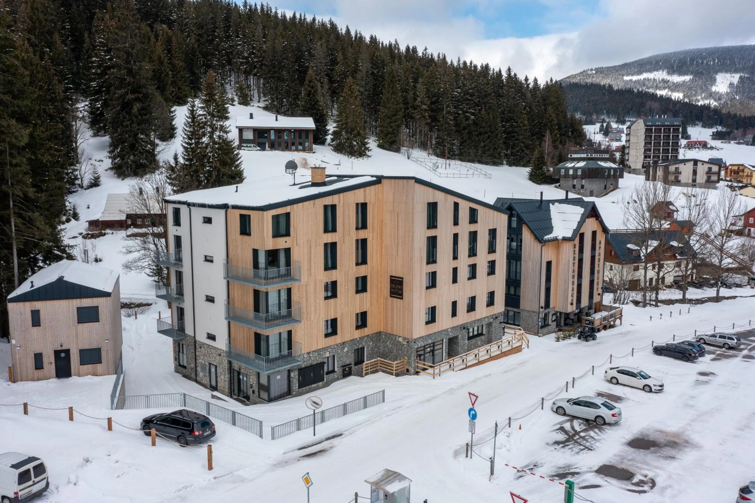 Property building in Hotel Zelený potok