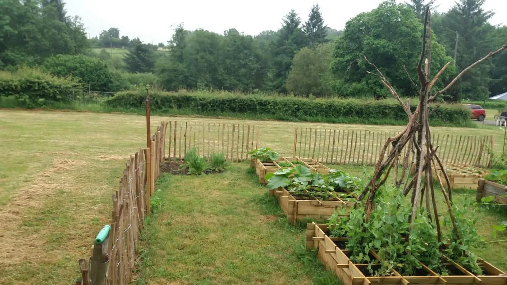 Garden view in Chambre d'hôte Le Châtaignier