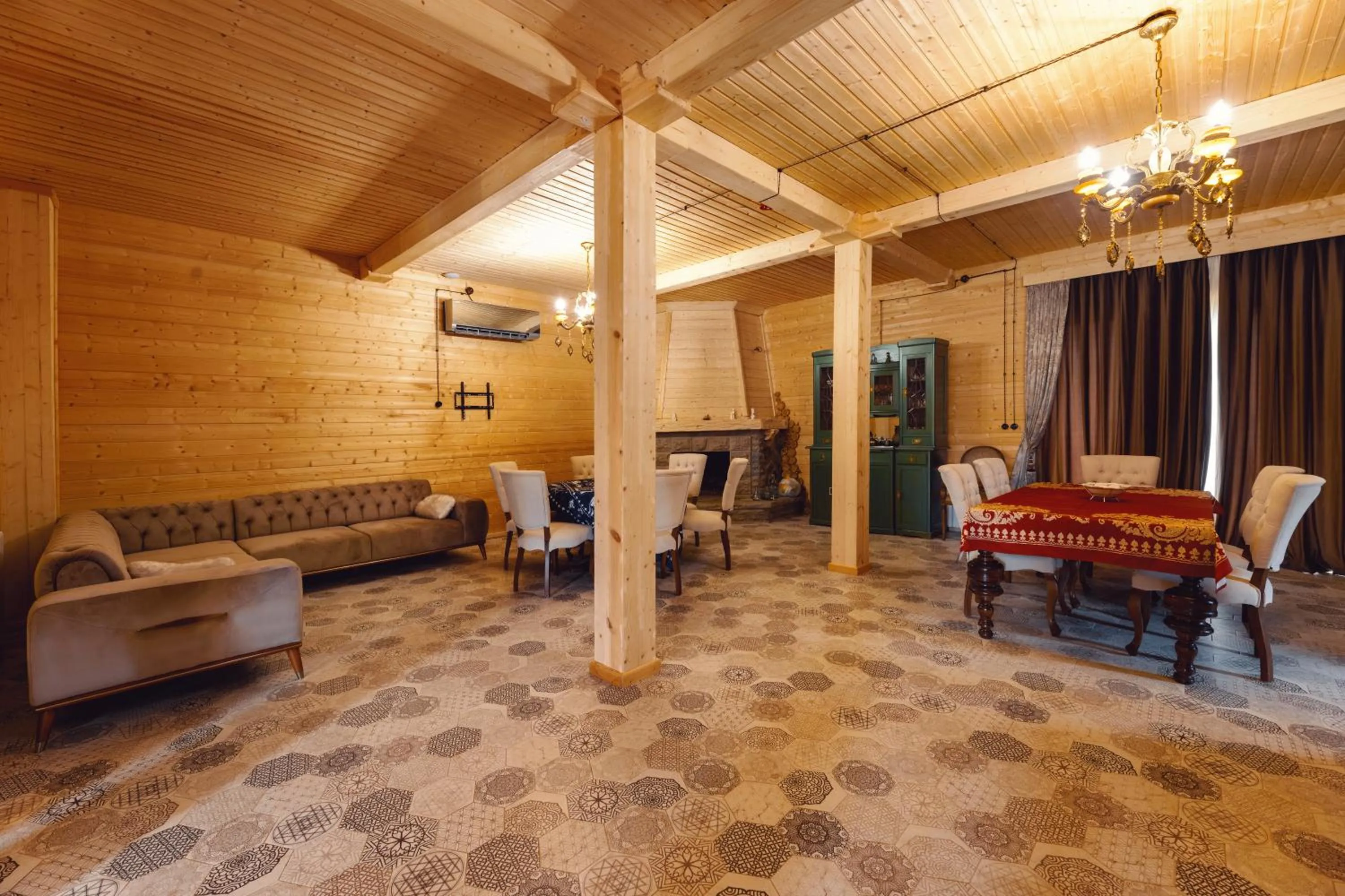 Living room in Hotel Chateau Kvirike