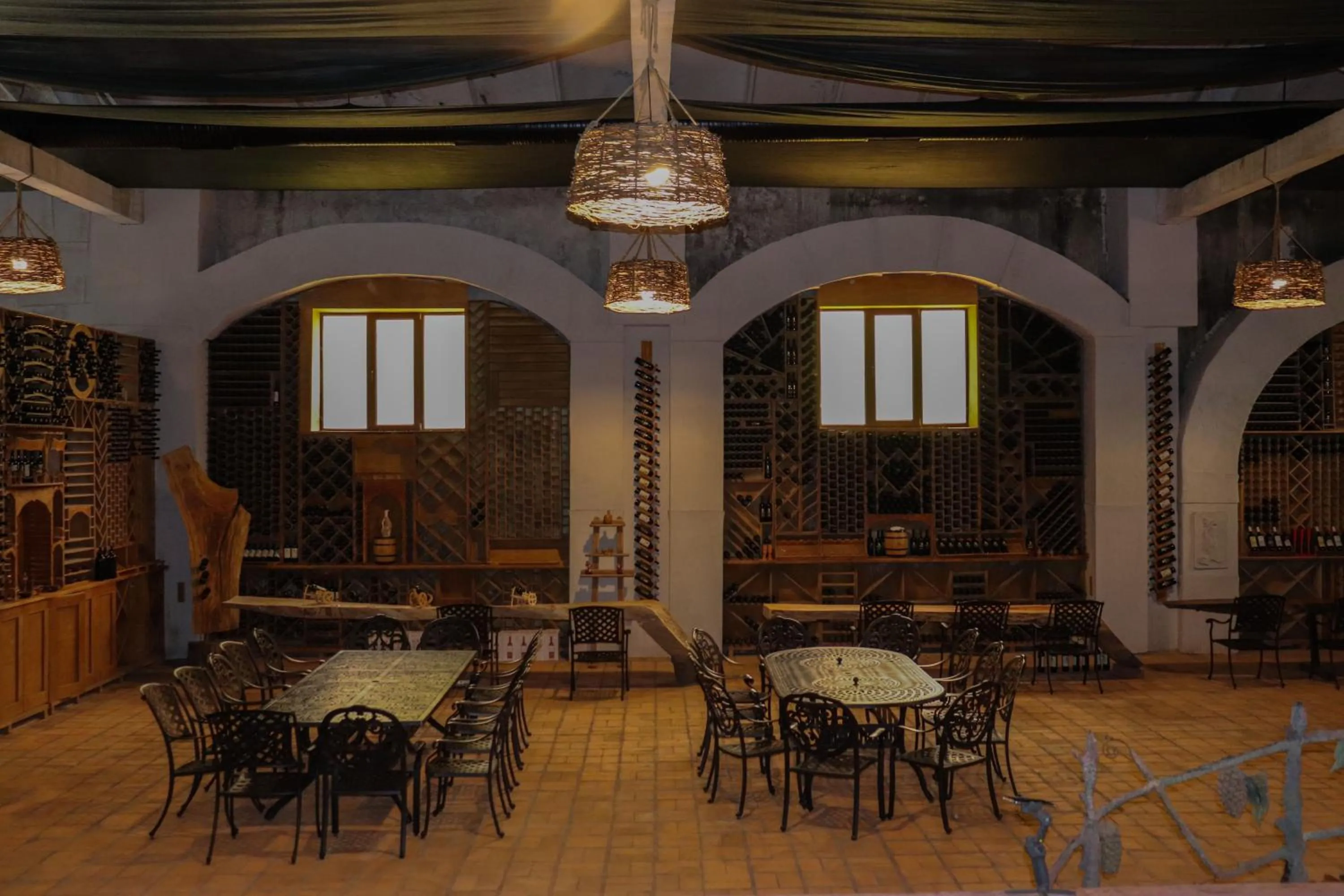 Seating area in Hotel Chateau Kvirike