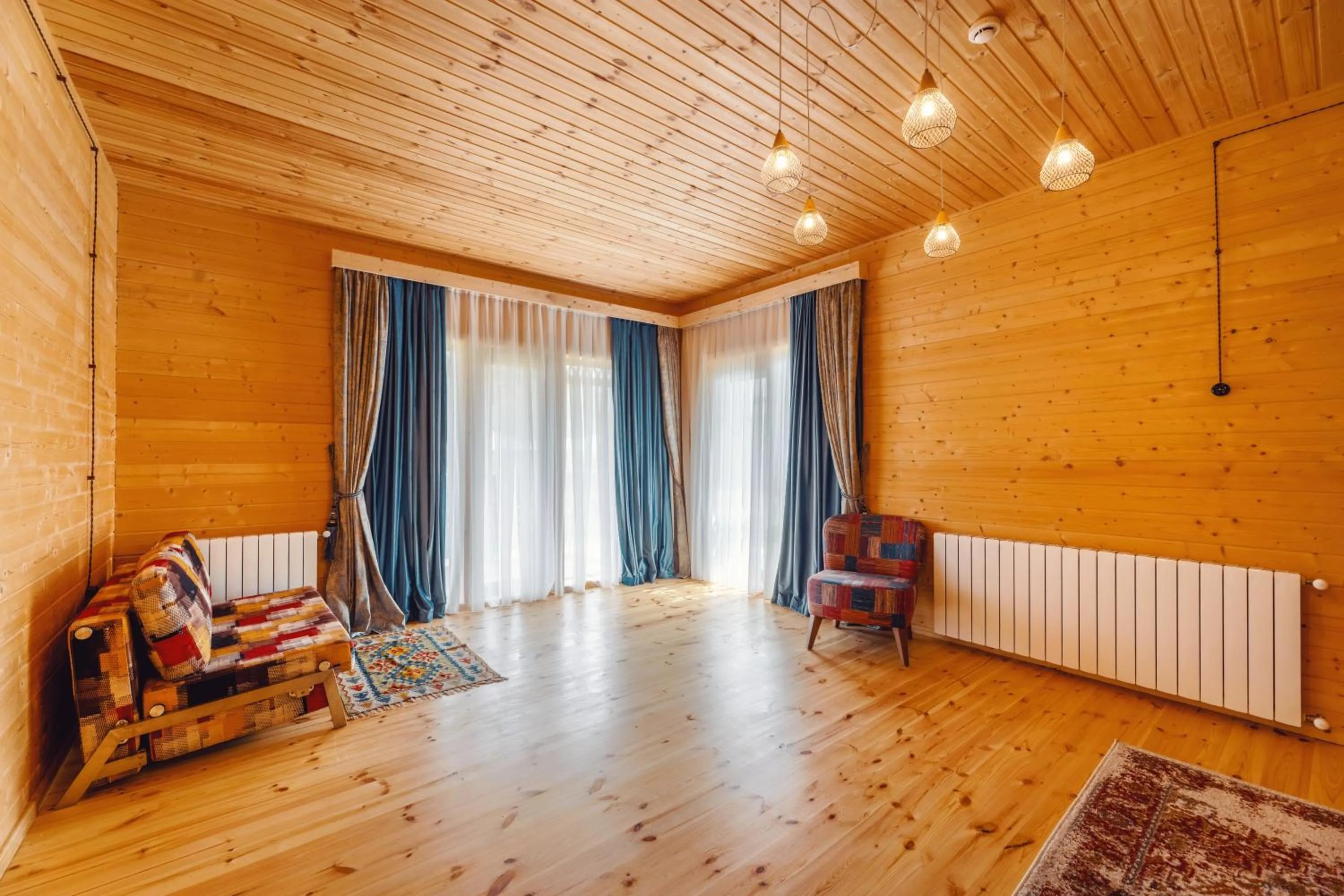 Seating area in Hotel Chateau Kvirike