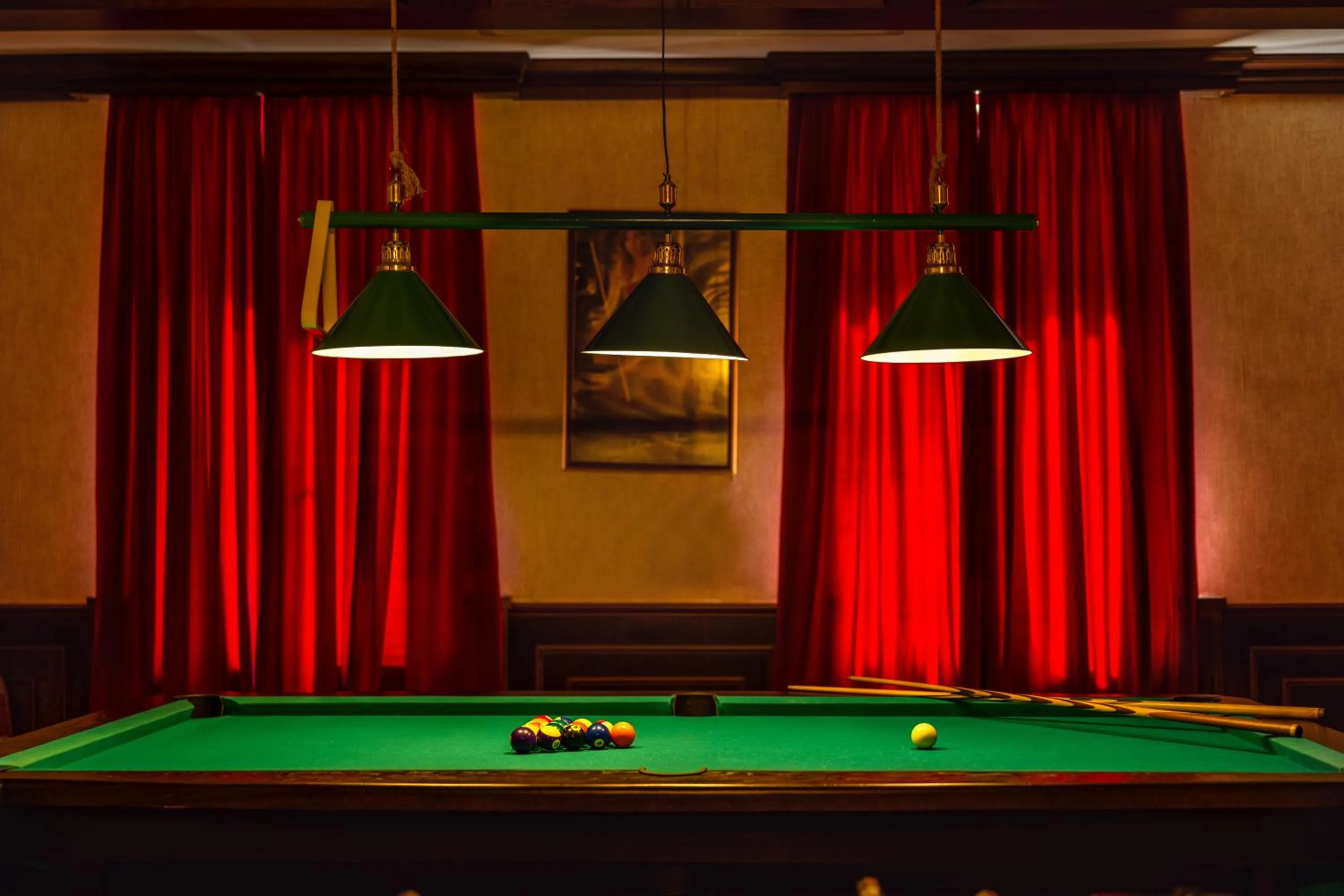 Billiard in Hotel Chateau Kvirike