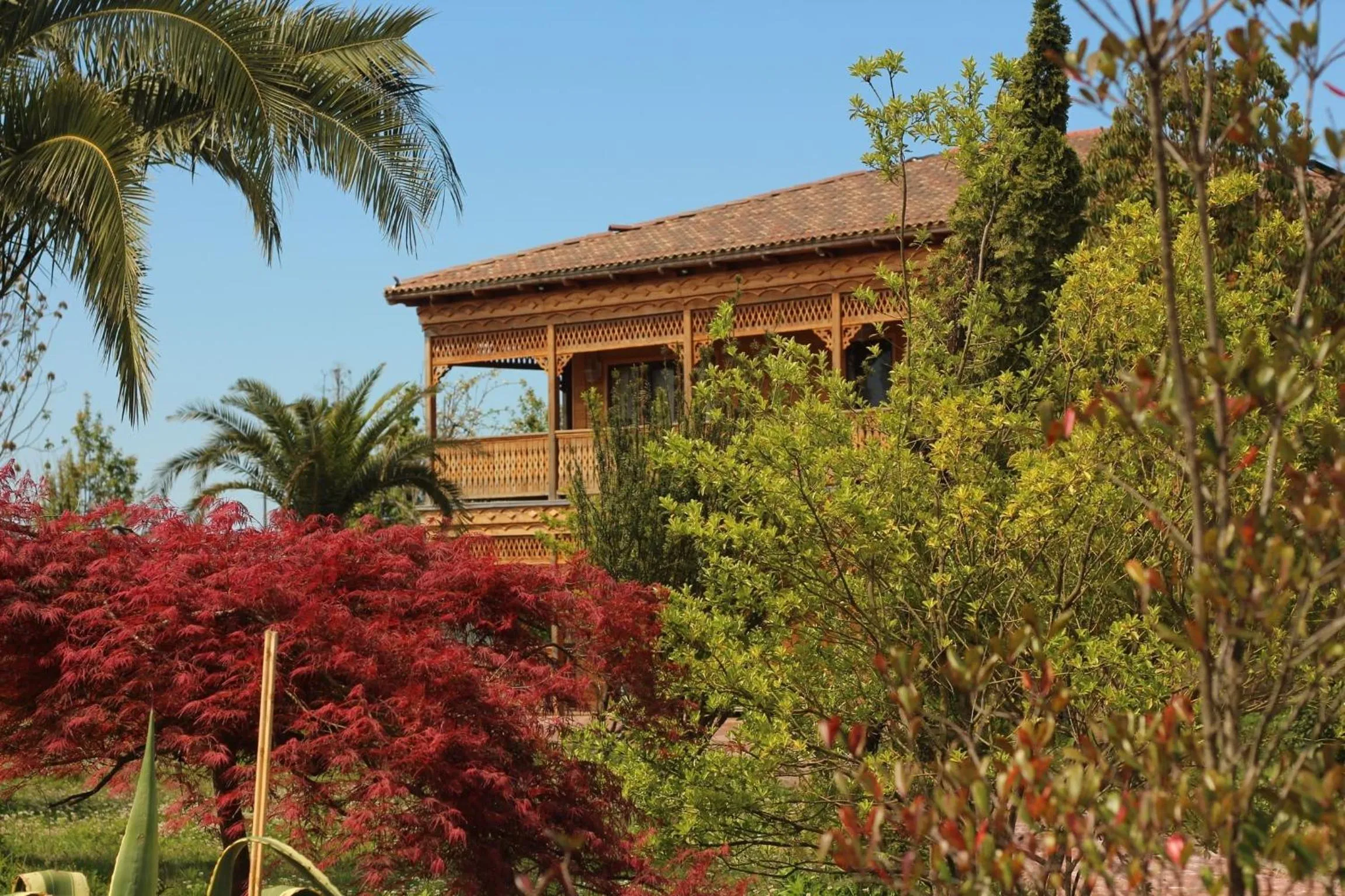 Property building in Hotel Chateau Kvirike