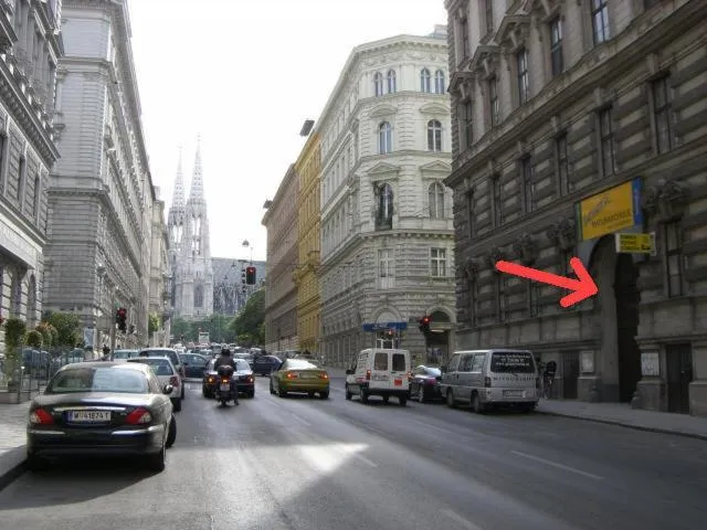 Facade/entrance in Pension Gross