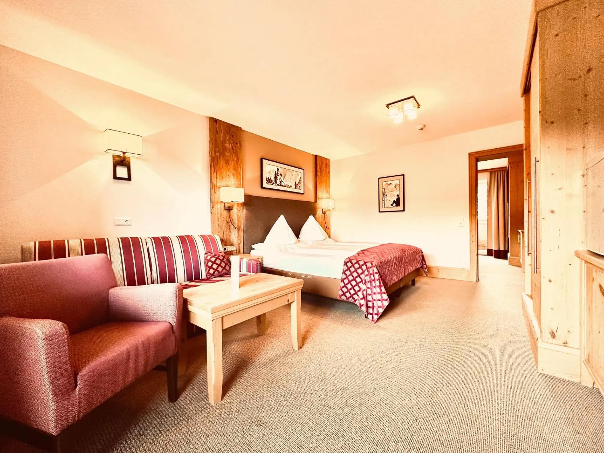 Bed in Hotel Das Urbisgut