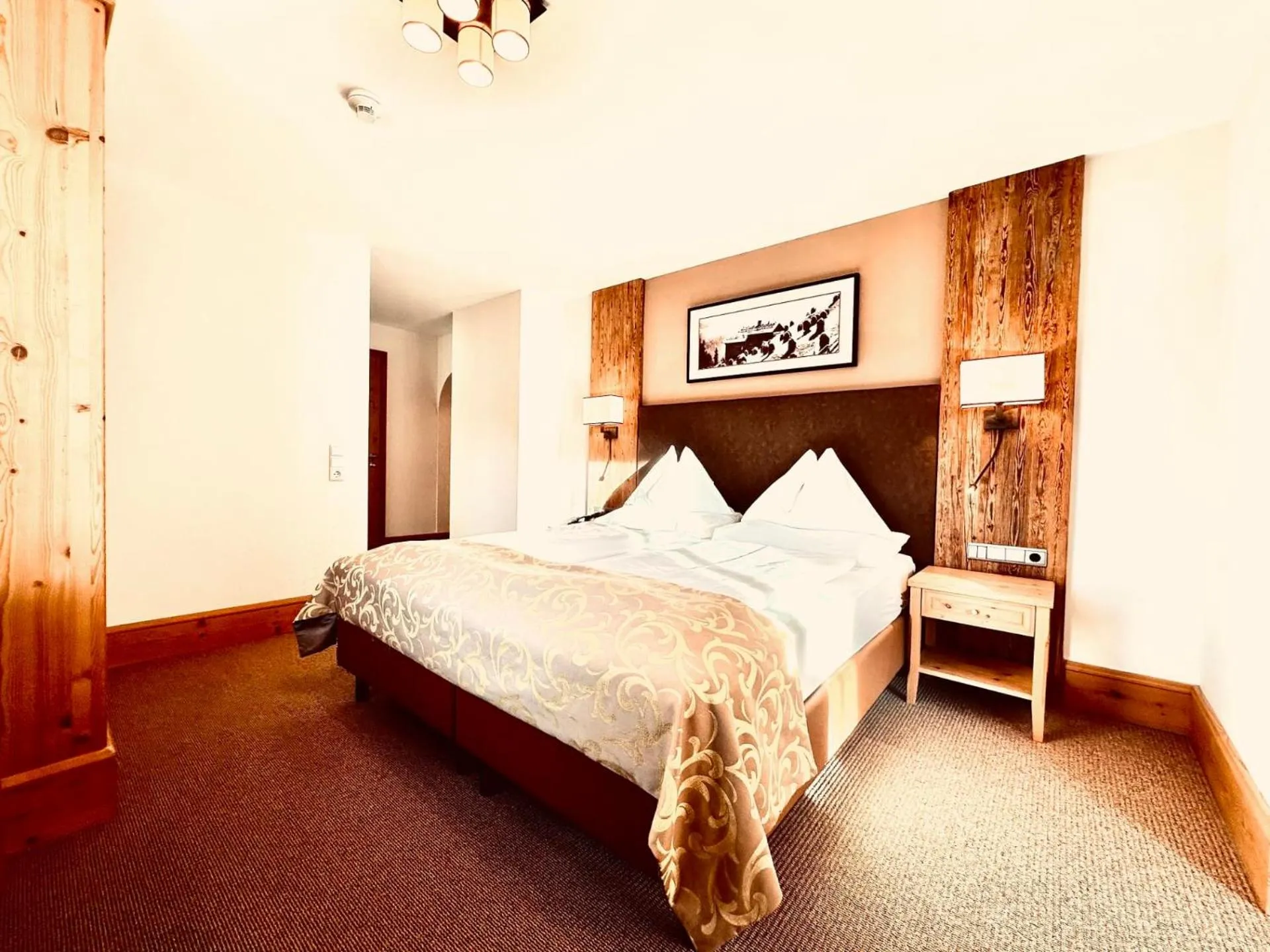 Bed in Hotel Das Urbisgut