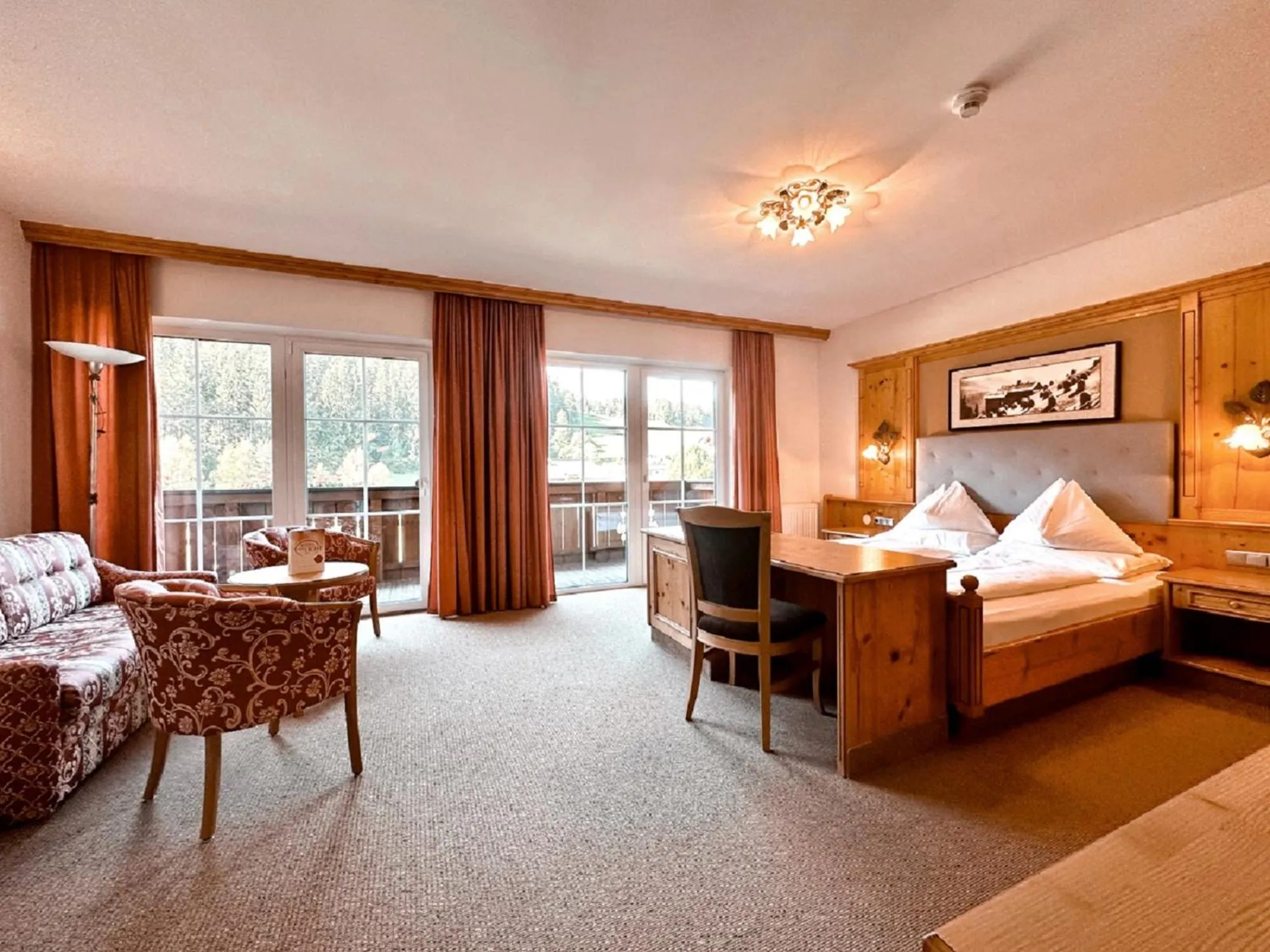 Bed in Hotel Das Urbisgut