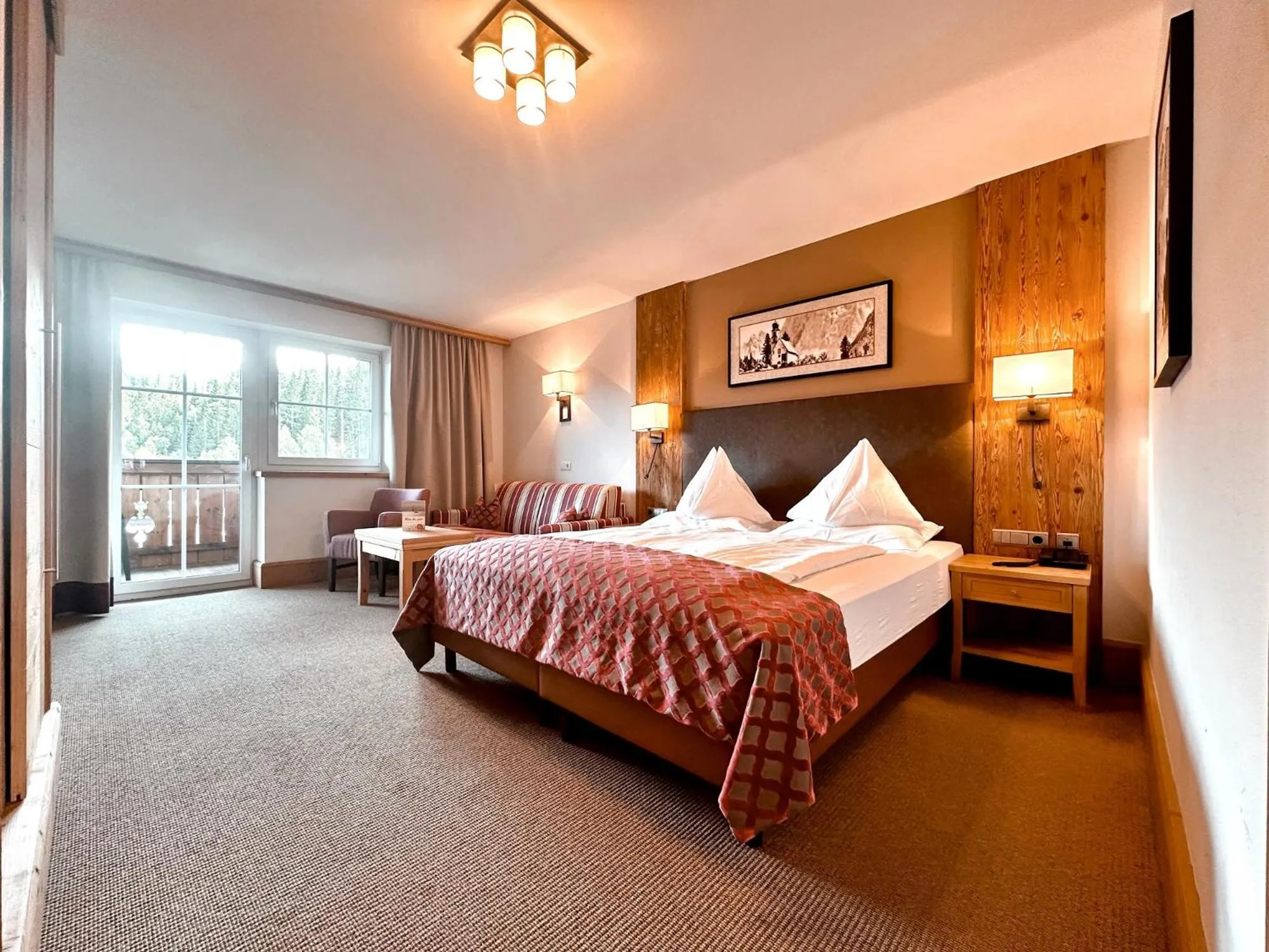 Bed in Hotel Das Urbisgut