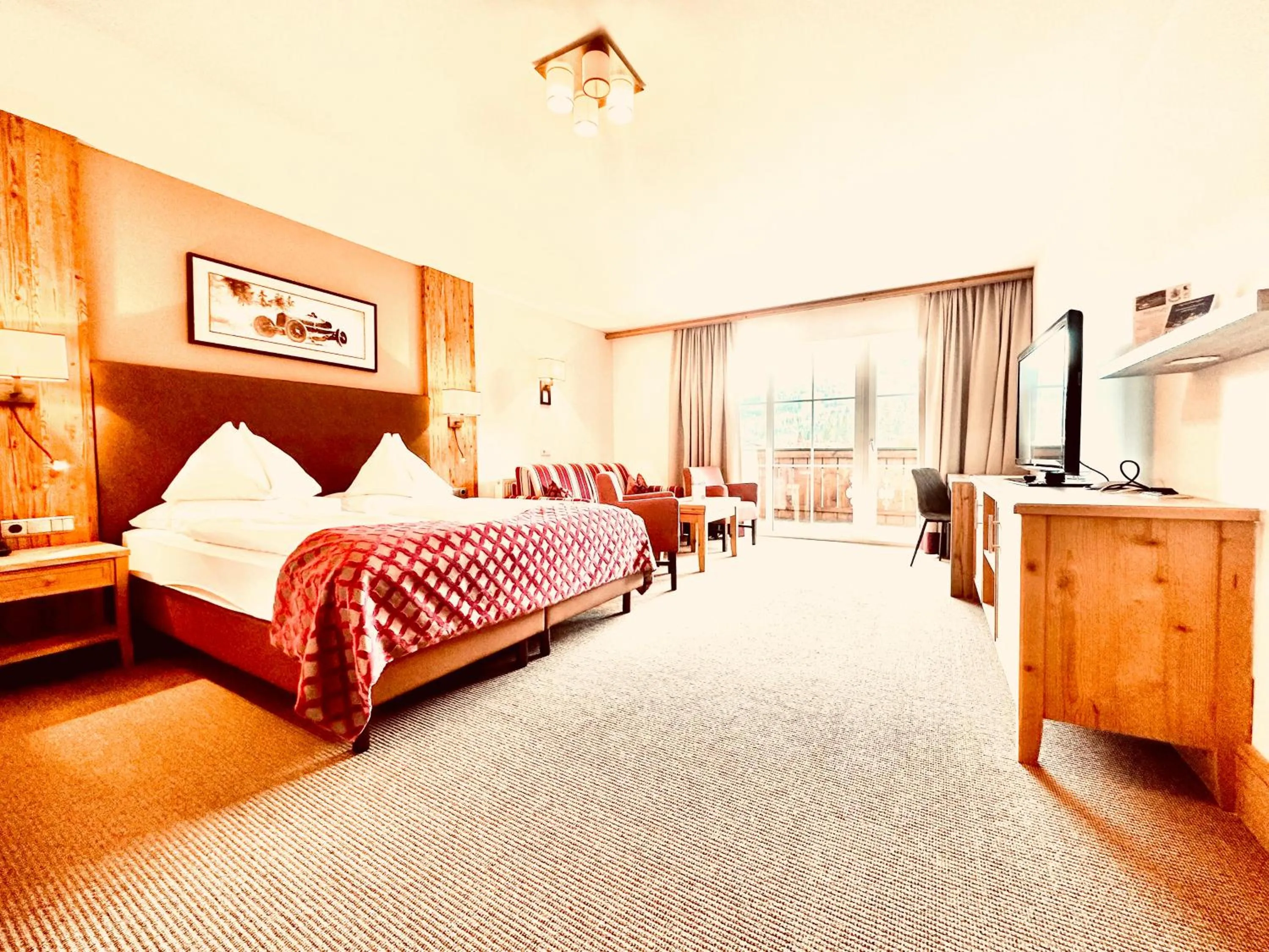 Bed in Hotel Das Urbisgut