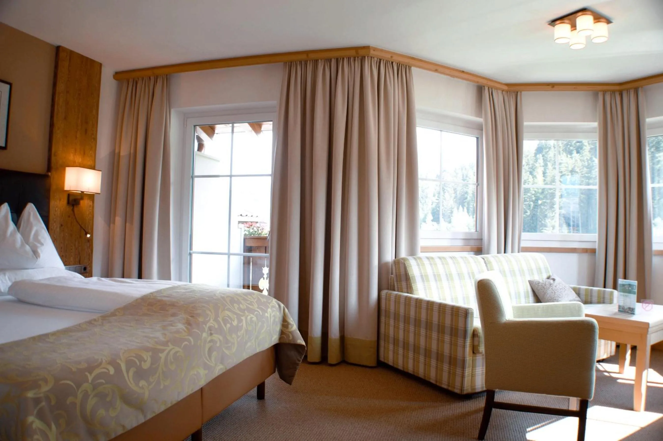 Bed in Hotel Das Urbisgut