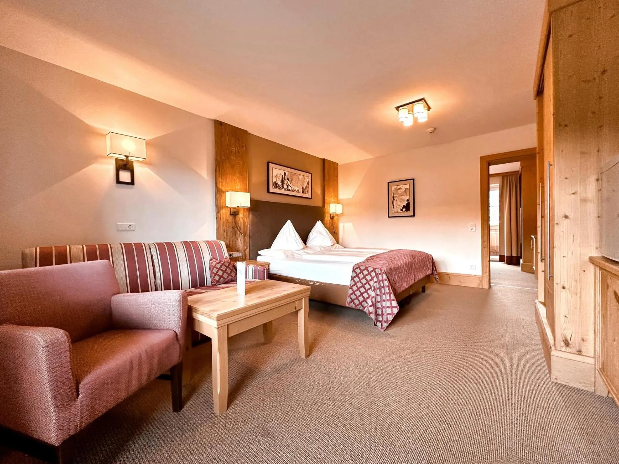 Bed in Hotel Das Urbisgut