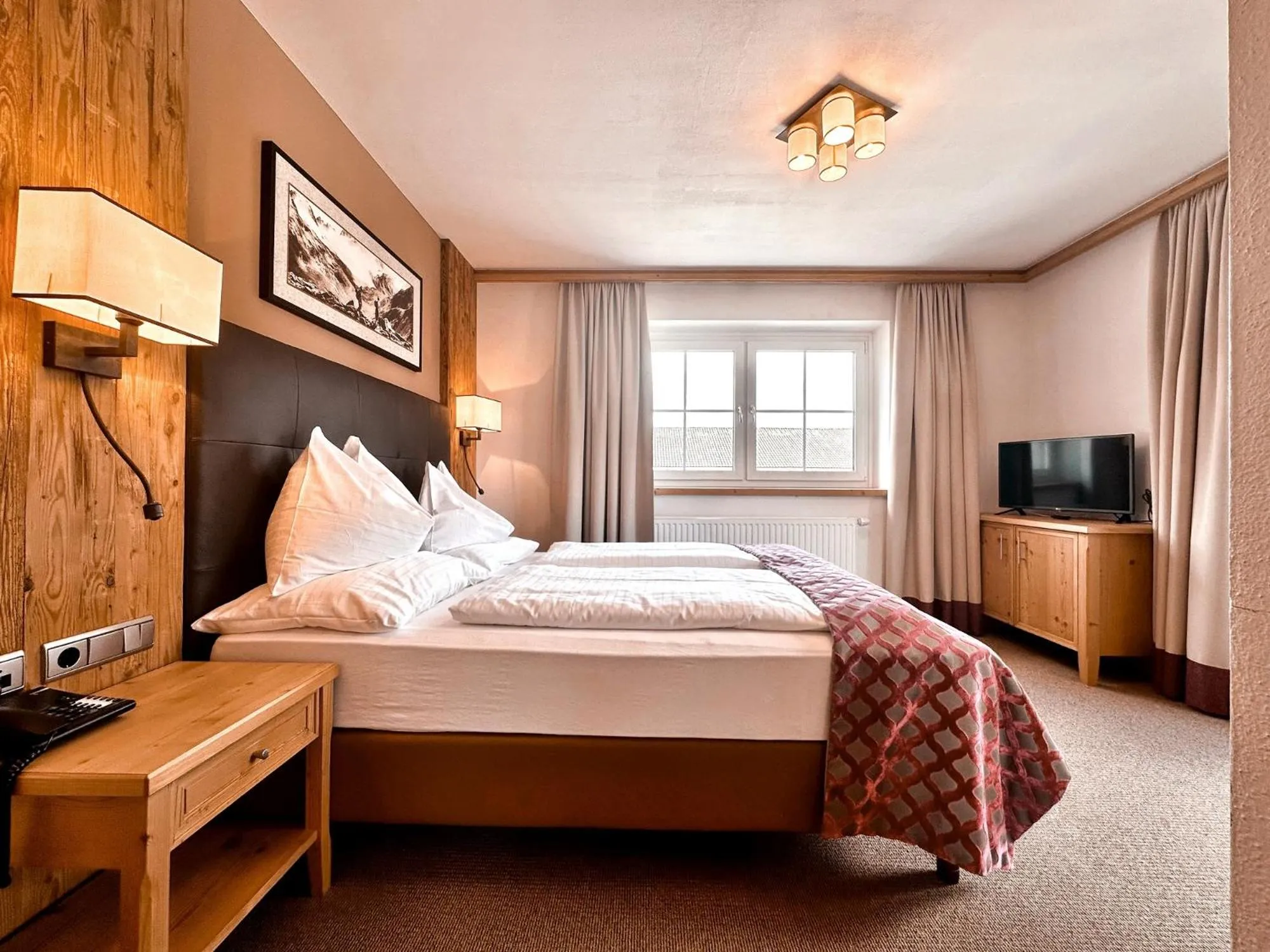 Bed in Hotel Das Urbisgut