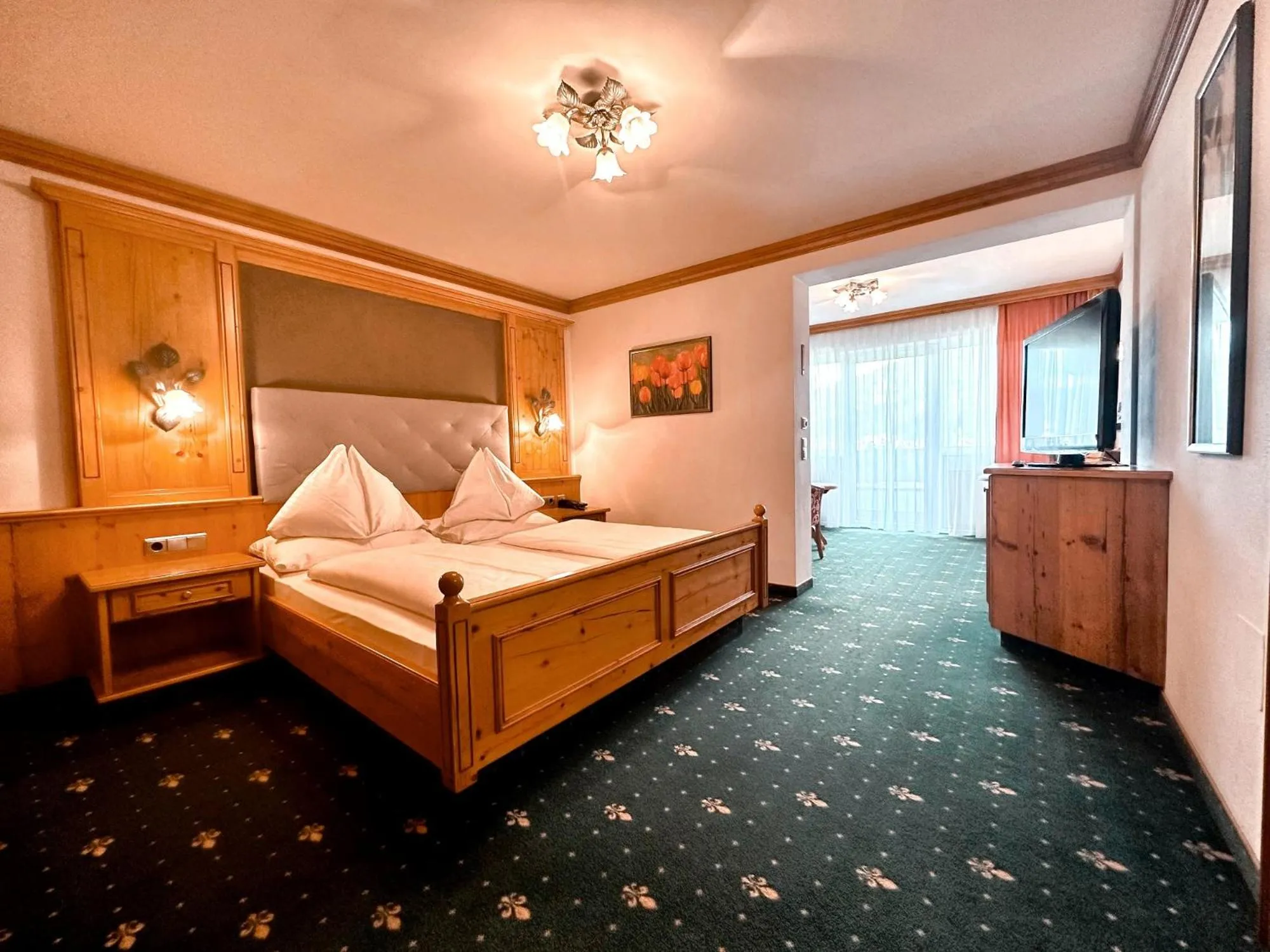 Bed in Hotel Das Urbisgut