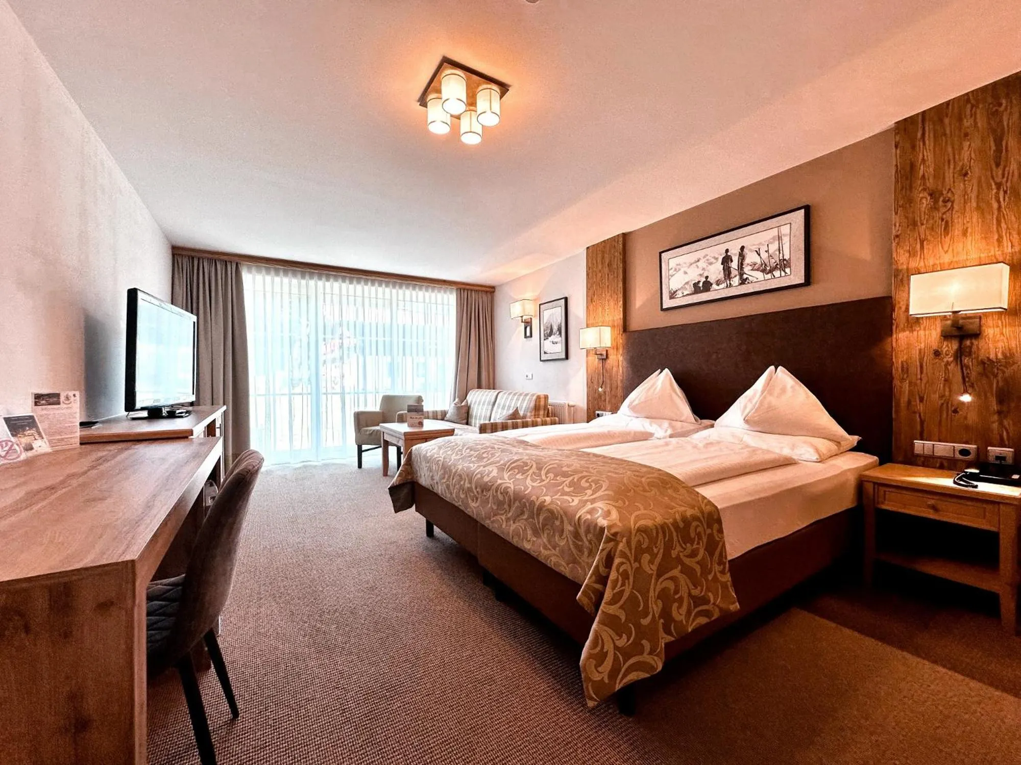 Bed in Hotel Das Urbisgut