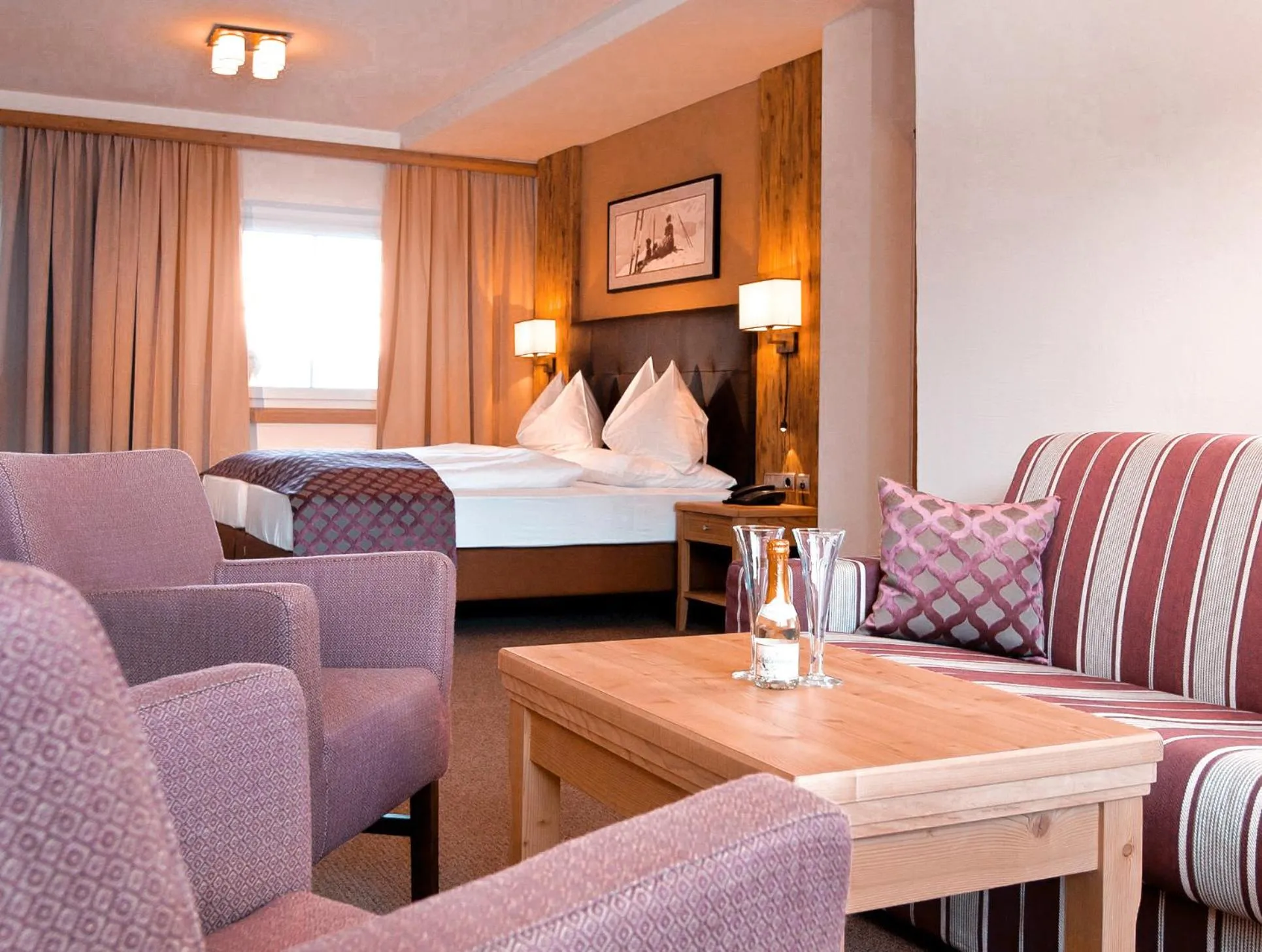 Bed in Hotel Das Urbisgut