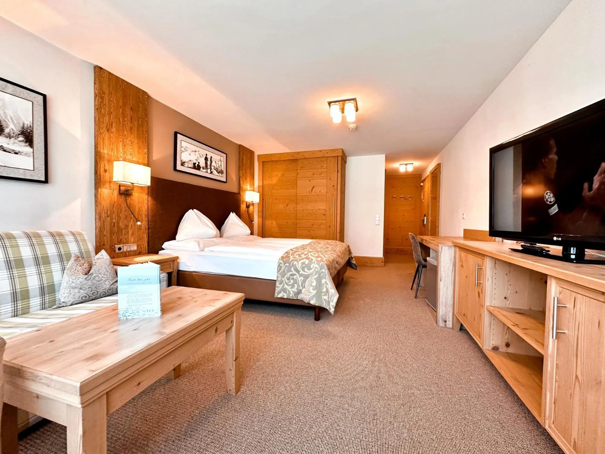 Bed in Hotel Das Urbisgut