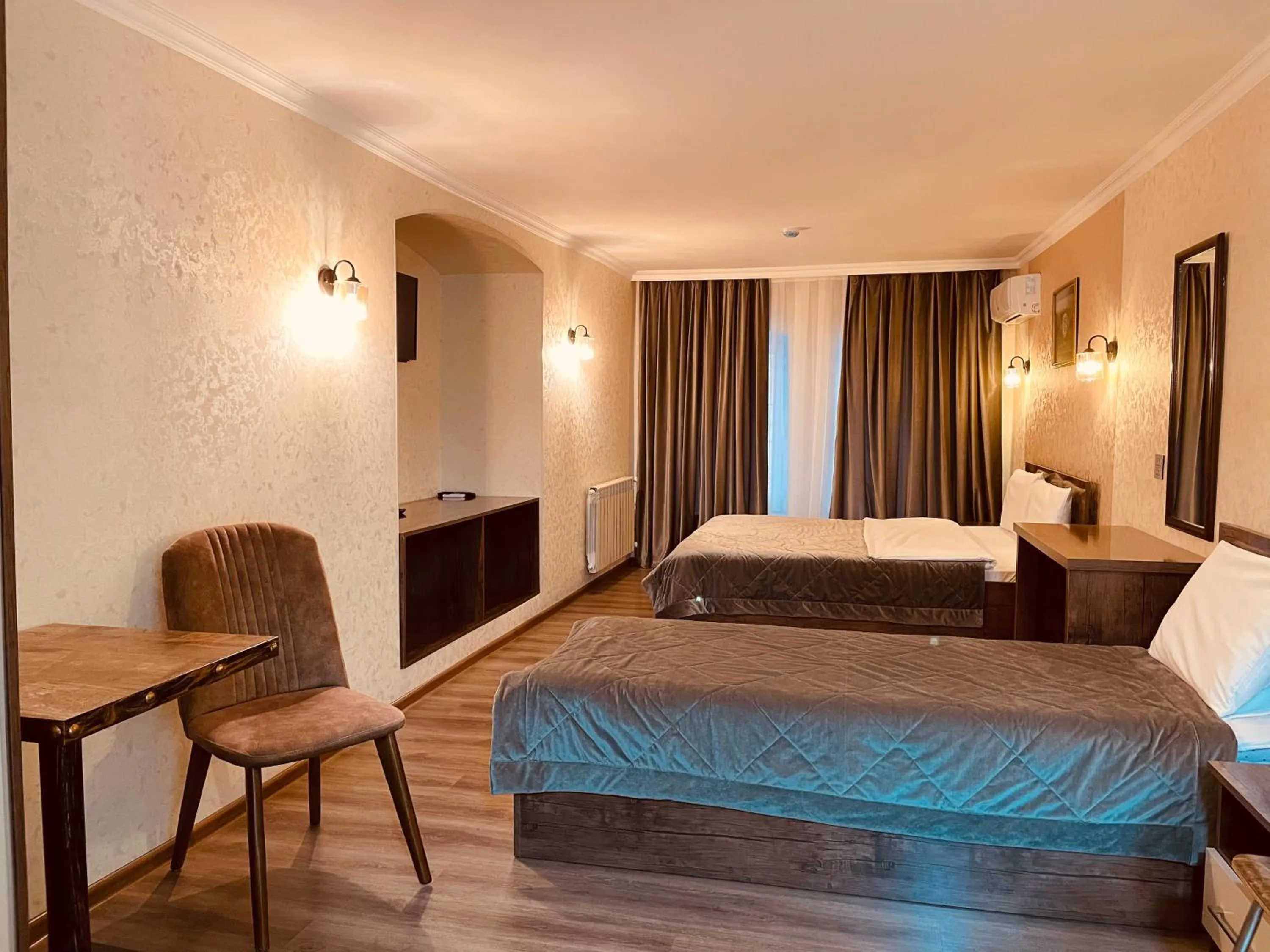 Bed in Moss Art Boutique Hotel