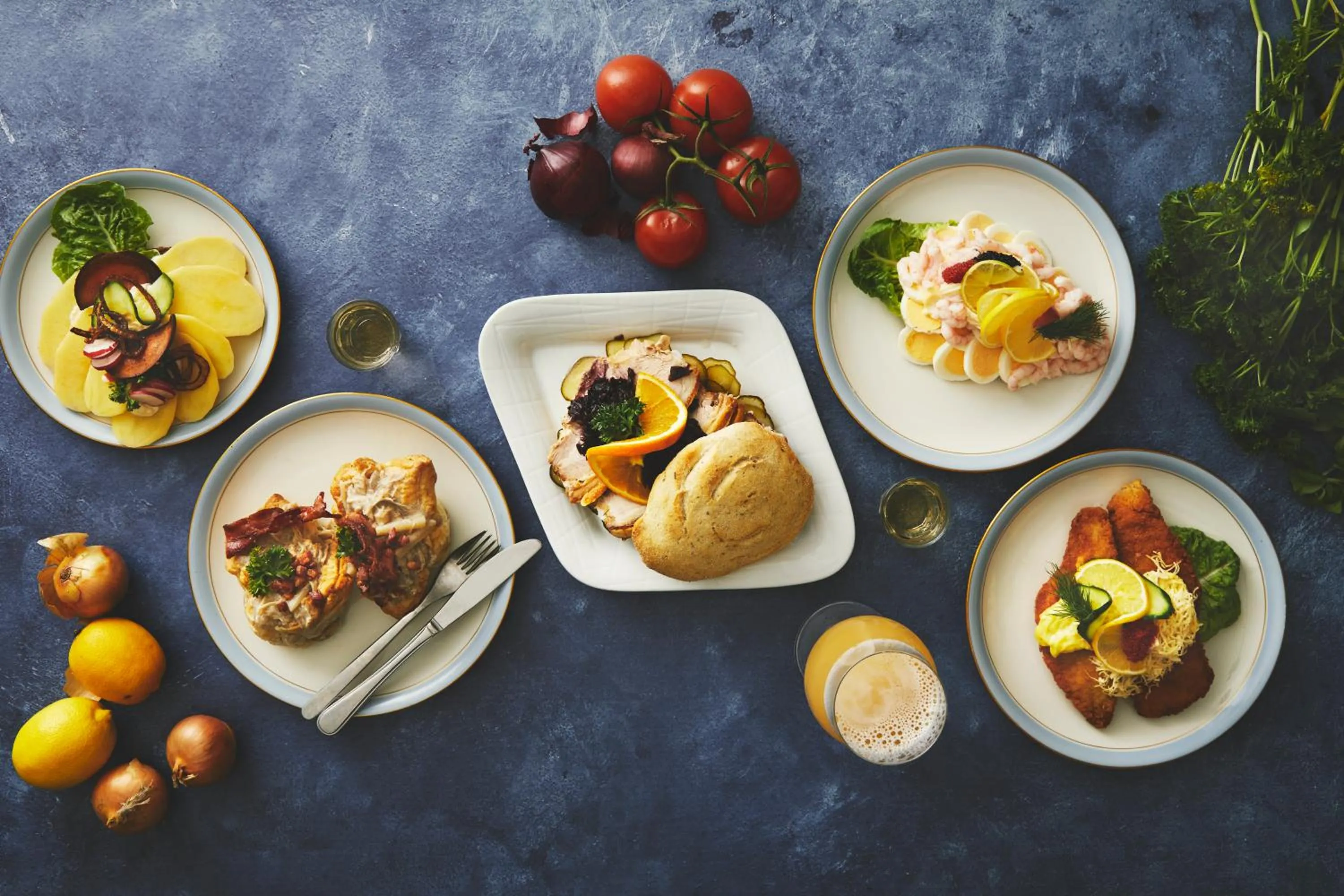 Food and drinks in Hotel Stokkegaarden's BnB & Apartments