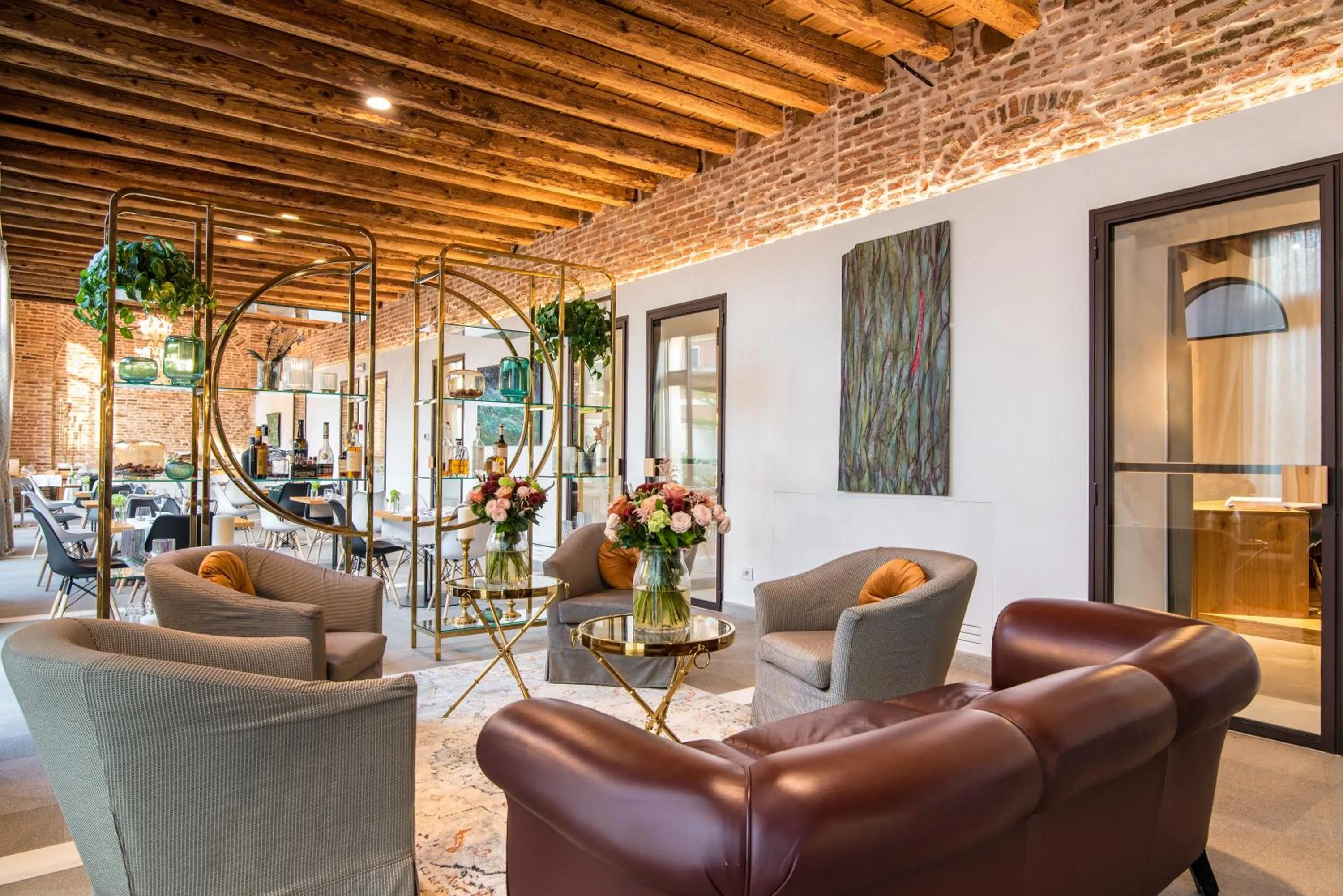 Lobby or reception in Hotel Ristorante Magia del Brenta