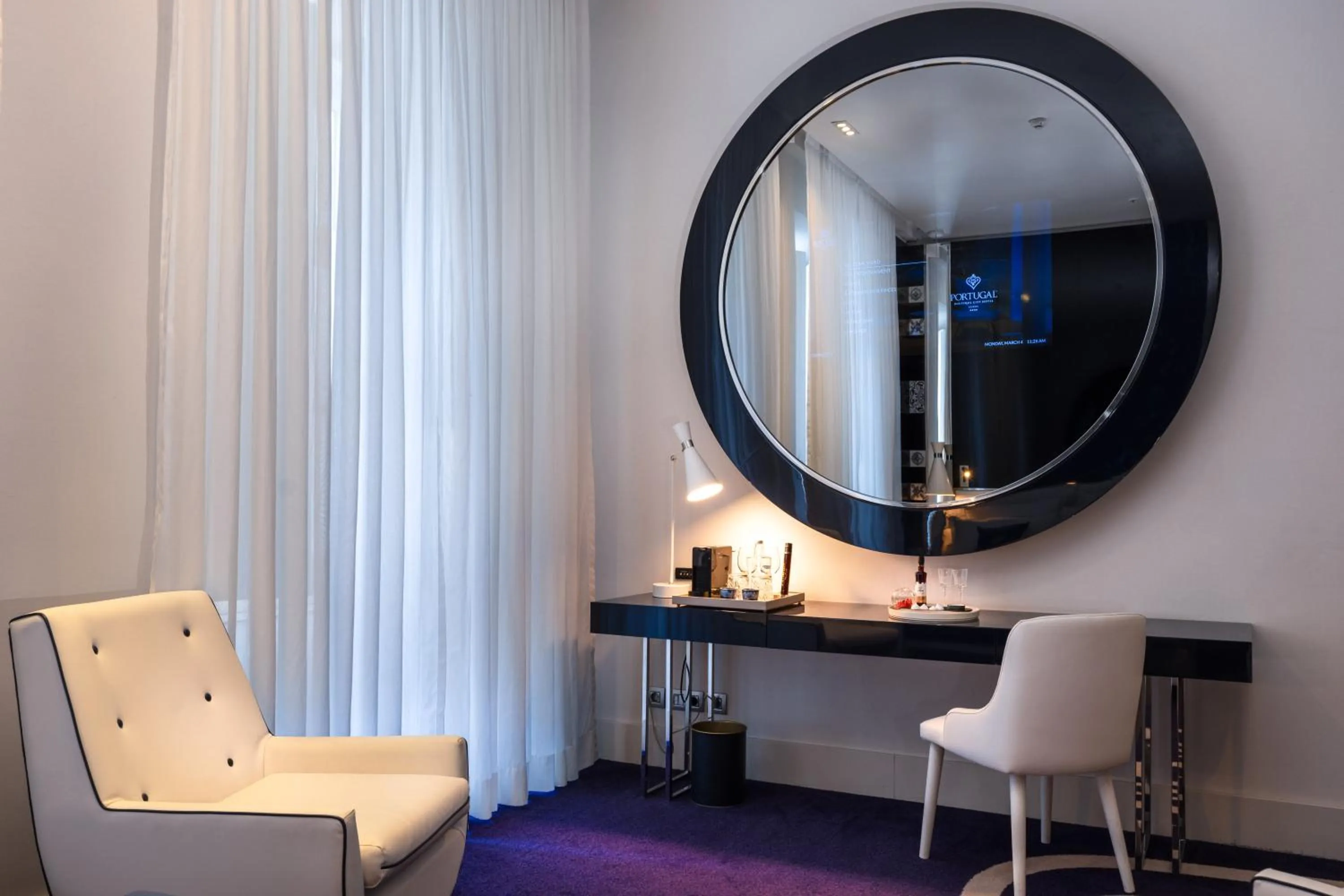 Seating area in Portugal Boutique Hotel