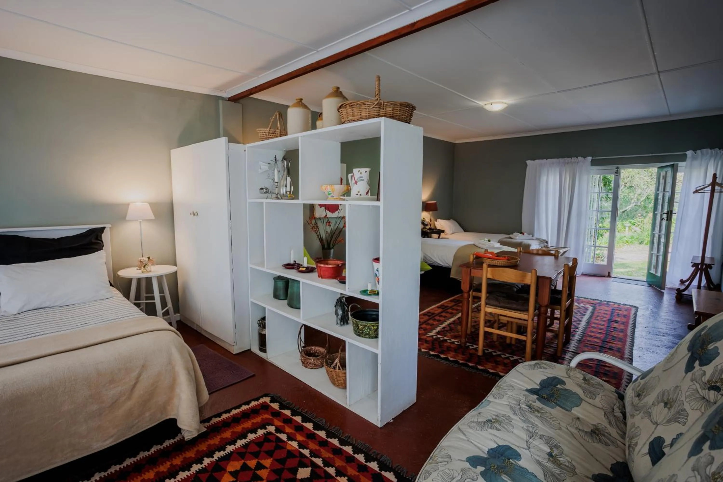 Bed in Moolmanshof 1798, Traditional Cape Dutch H-Shaped Farmhouse