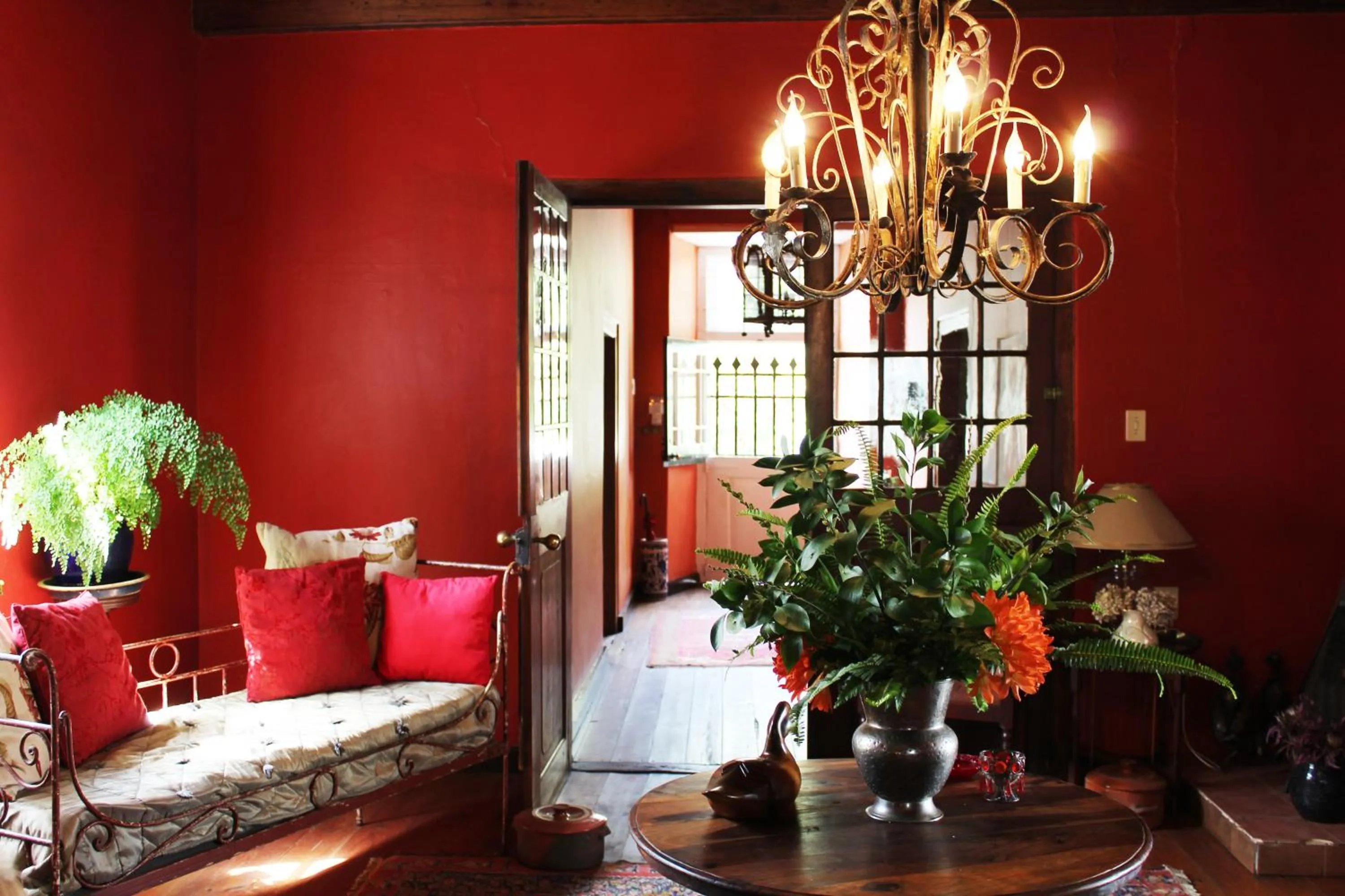 Facade/entrance in Moolmanshof 1798, Traditional Cape Dutch H-Shaped Farmhouse