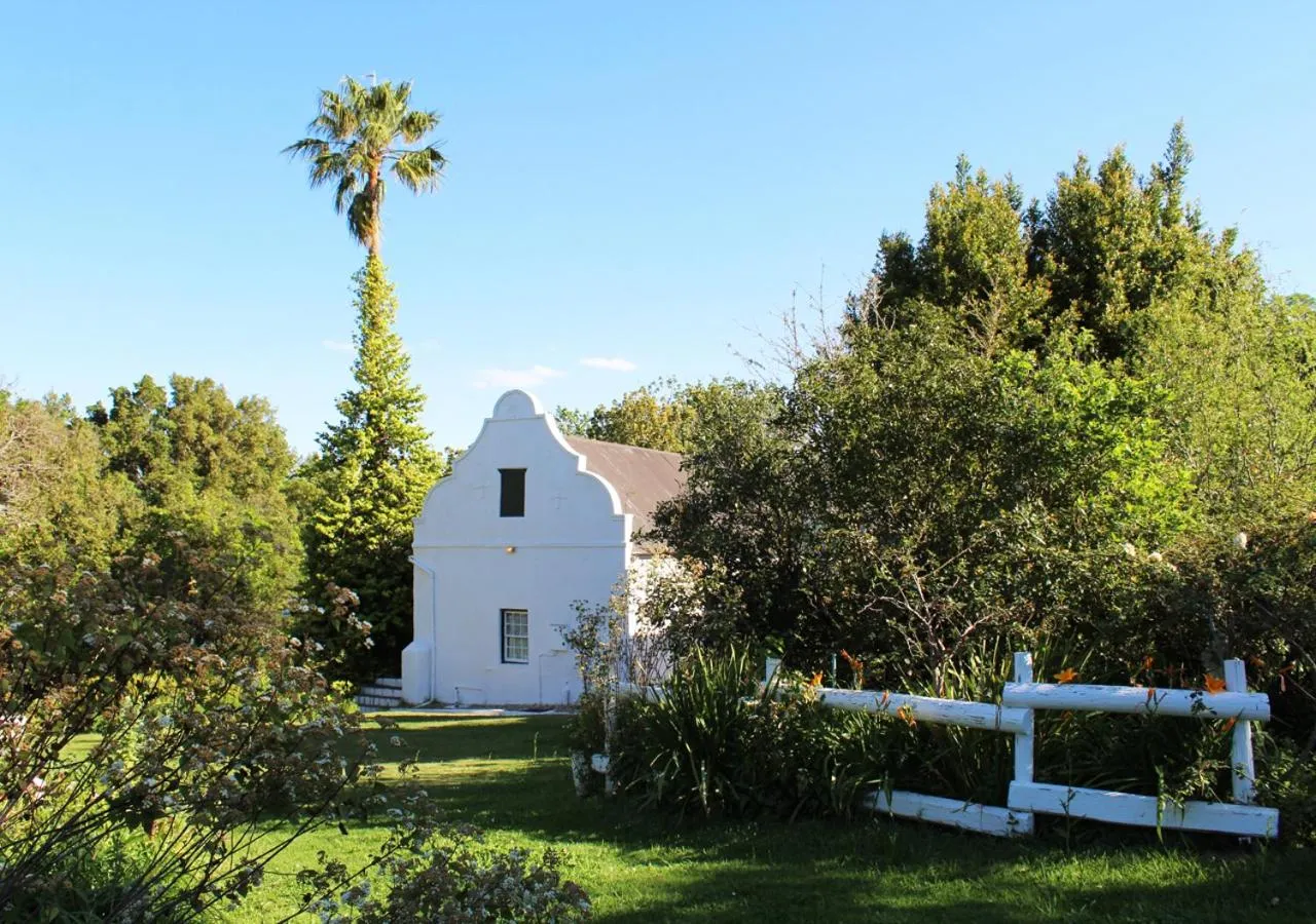 Property Building in Moolmanshof 1798, Traditional Cape Dutch H-Shaped Farmhouse