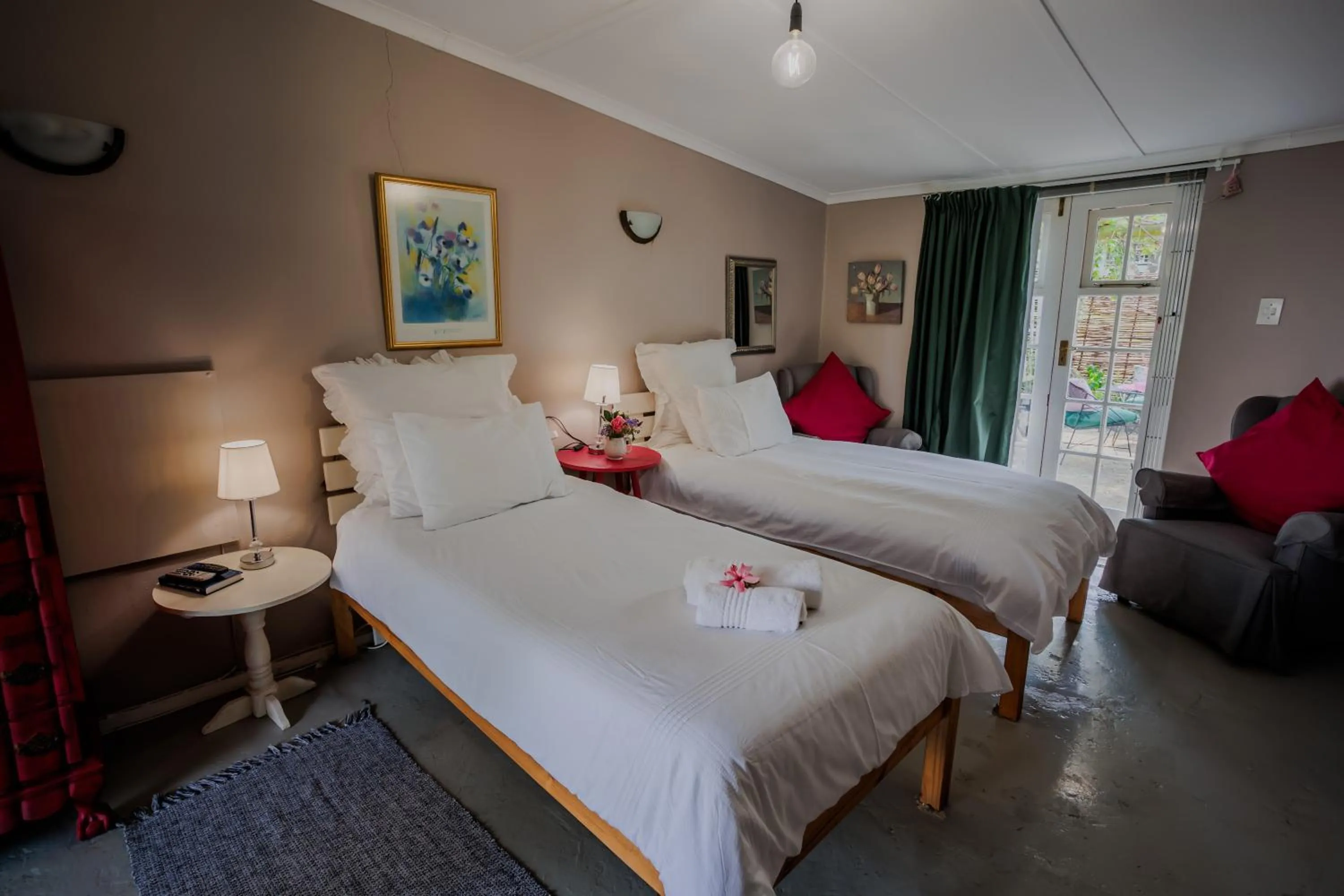 Bed in Moolmanshof 1798, Traditional Cape Dutch H-Shaped Farmhouse