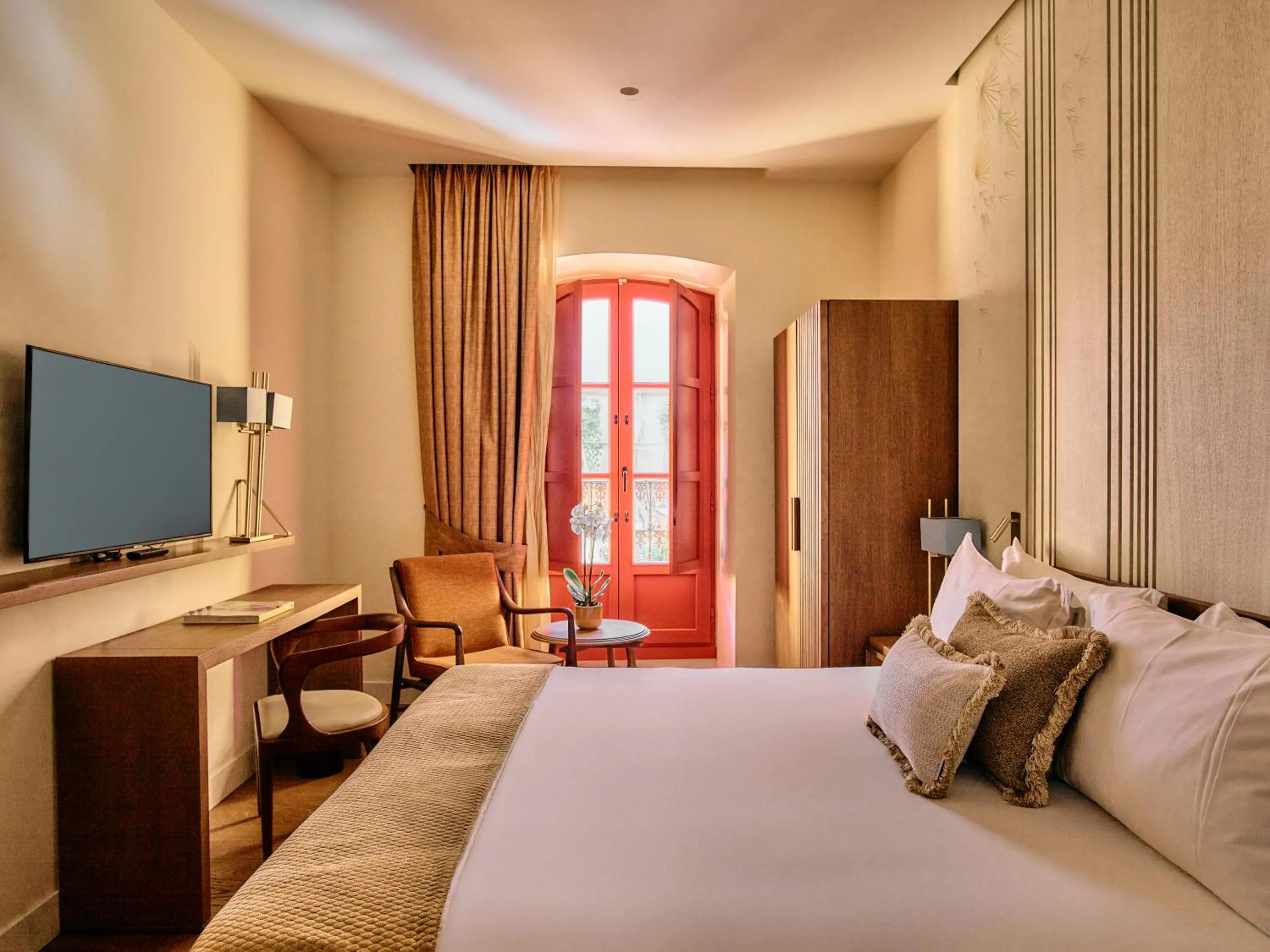 Bed in Hotel El Pilar Andalucia