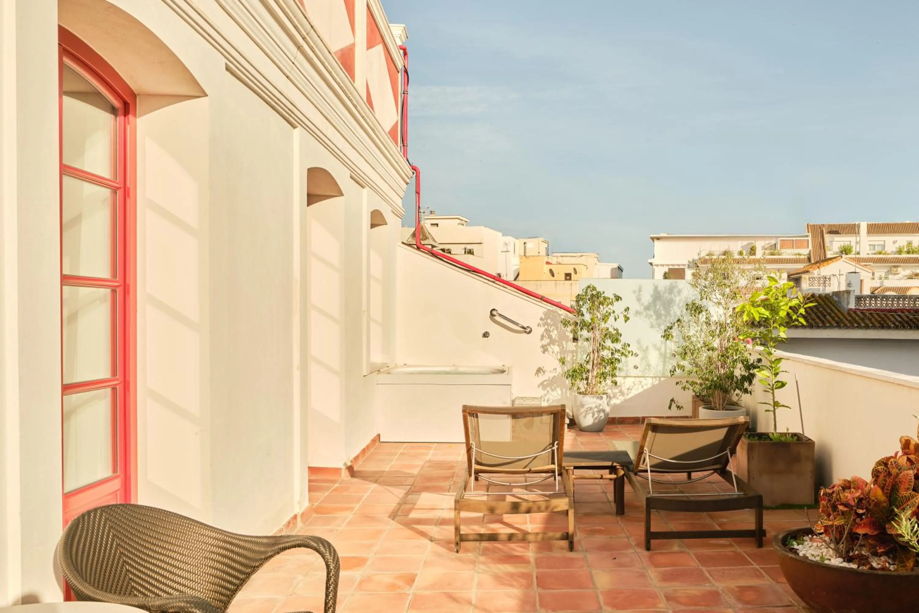 Balcony/Terrace in Hotel El Pilar Andalucia