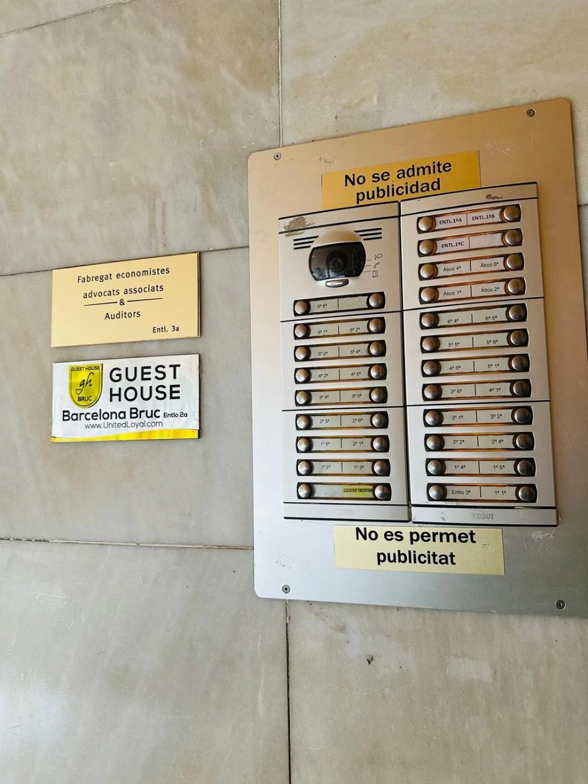 Property building in Guest House Barcelona Bruc