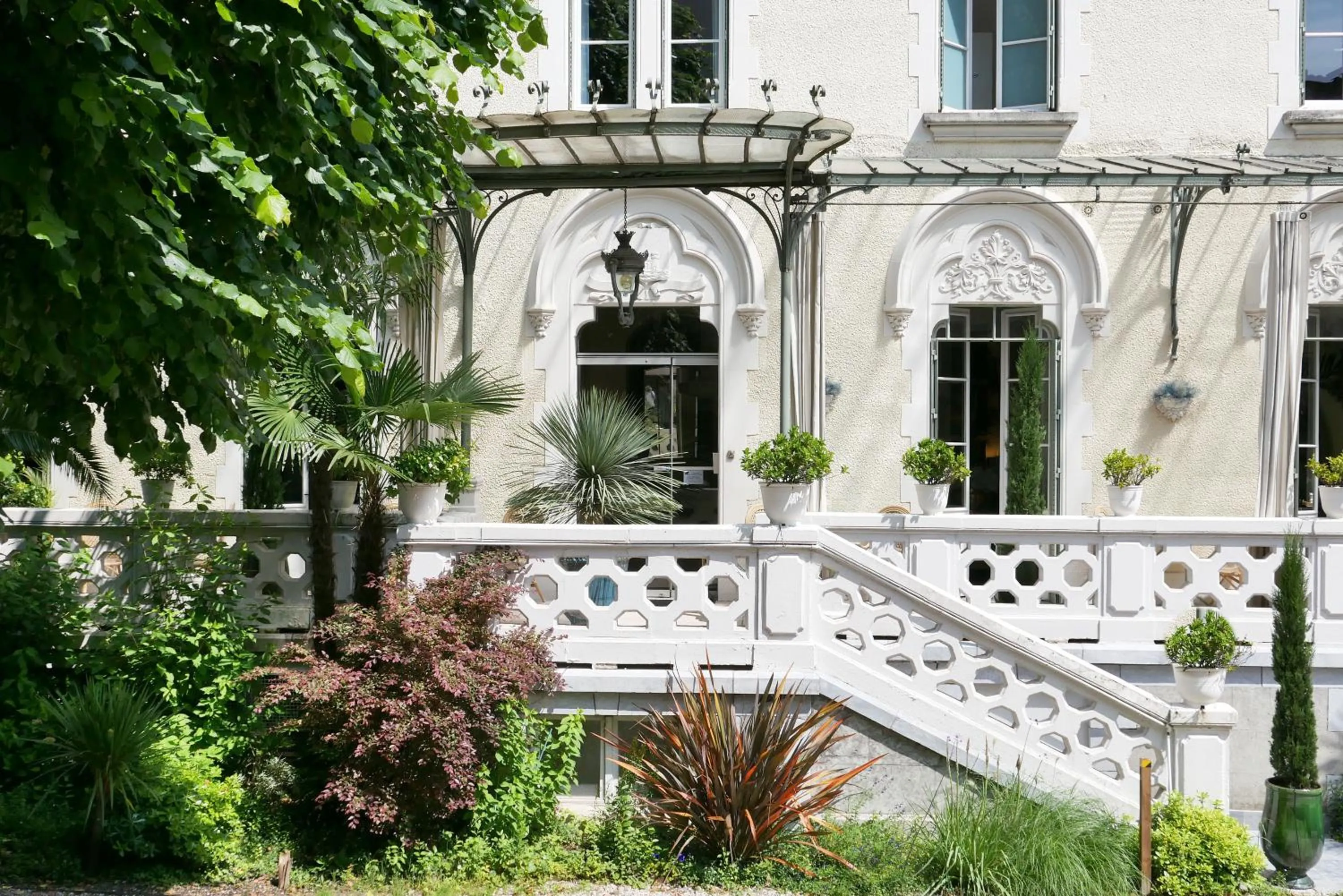 Garden in Hôtel Bristol Pau