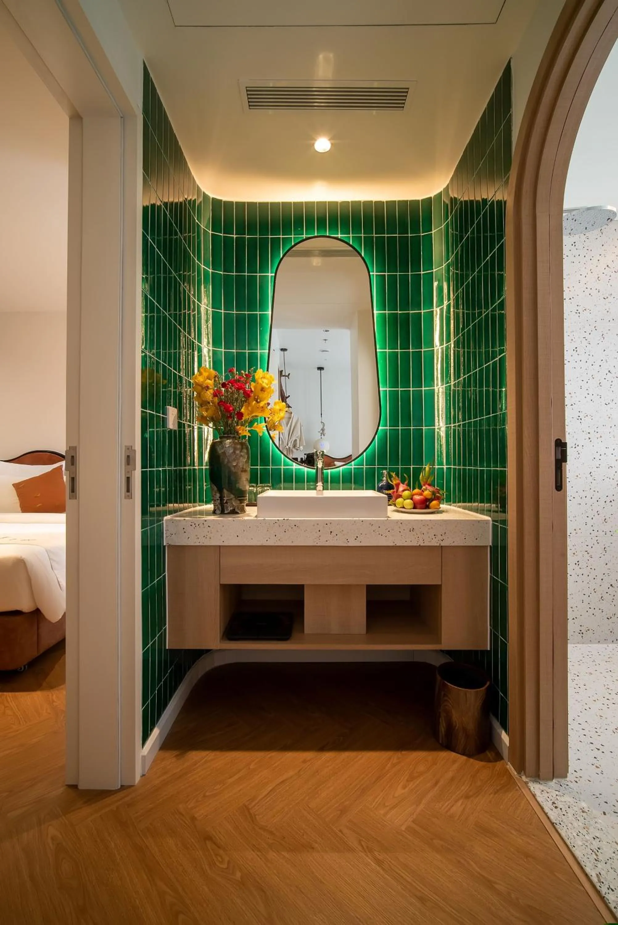 Property building, Bed in Me Saigon Boutique Hotel